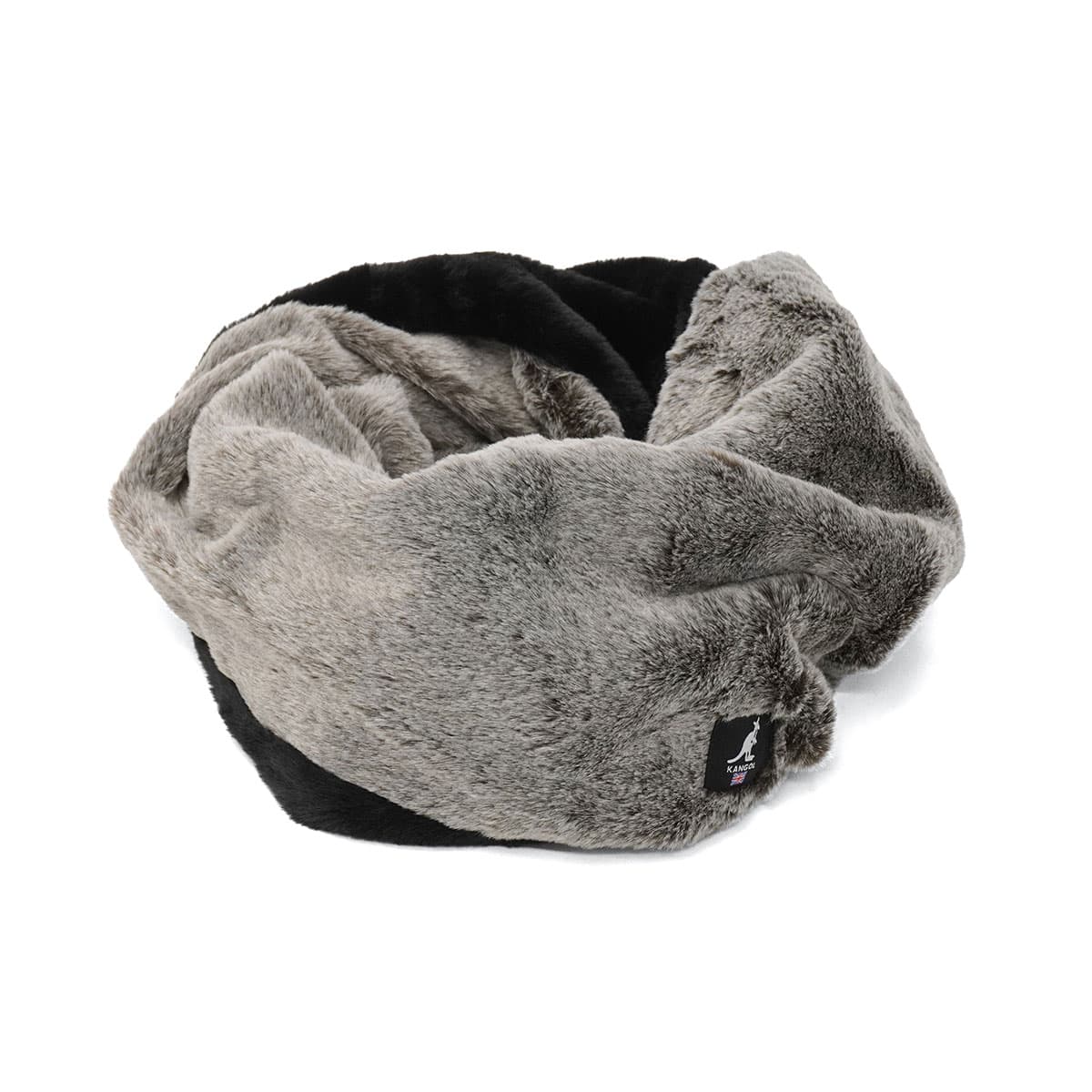 KANGOL カンゴール スノートップファー配色スヌード 251-TTKG883