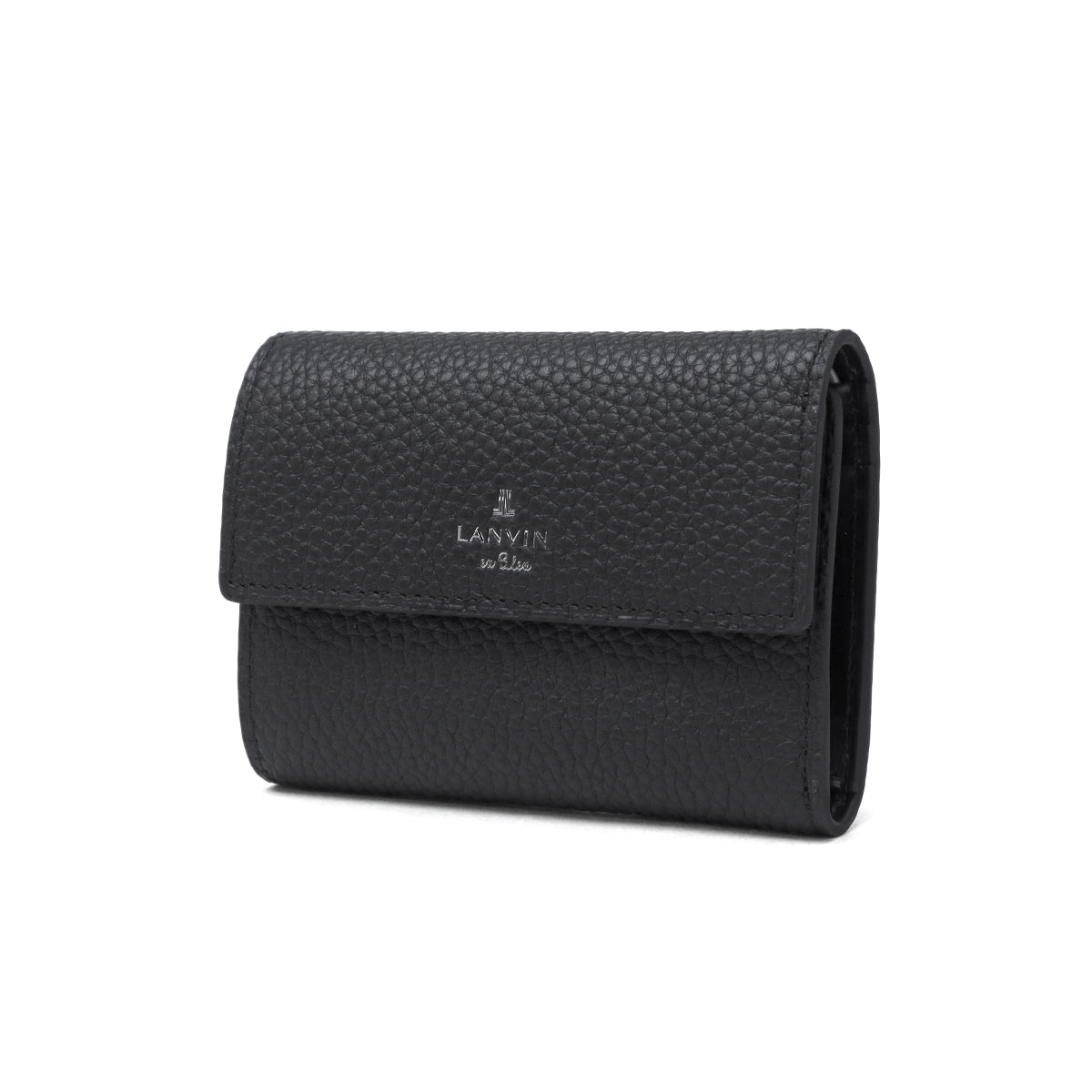 LANVIN en Bleu ランバンオンブルー モル 三つ折り財布 カード段5 