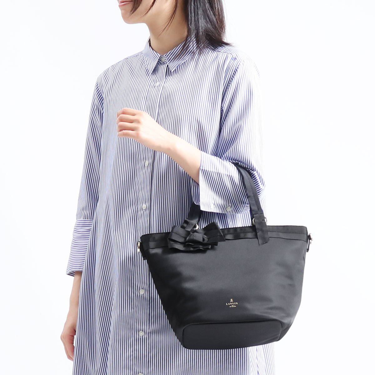 LANVIN en Bleu ランバンオンブルー リラ 2WAYトートバッグ 482910