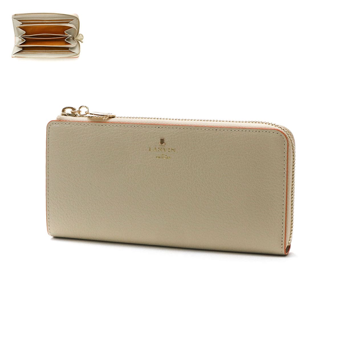 LANVIN en Bleu ランバンオンブルー リム L字ファスナー長財布