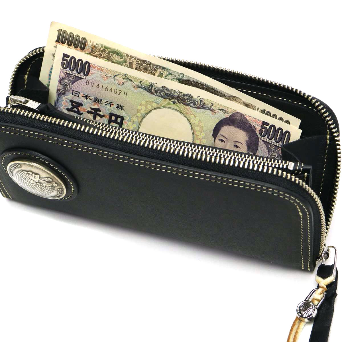 正規取扱店】レッドムーン 財布 REDMOON 長財布 ROUND CONCHO WALLET