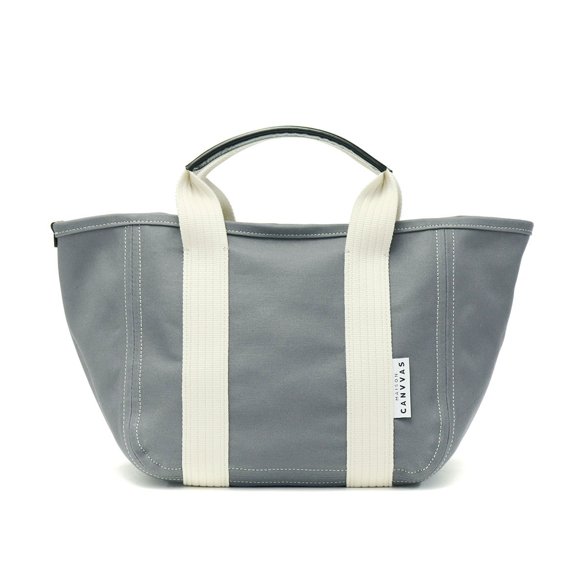 美品【MAISON CANVVAS】メゾンキャンバス2wayトートバッグSグレー 