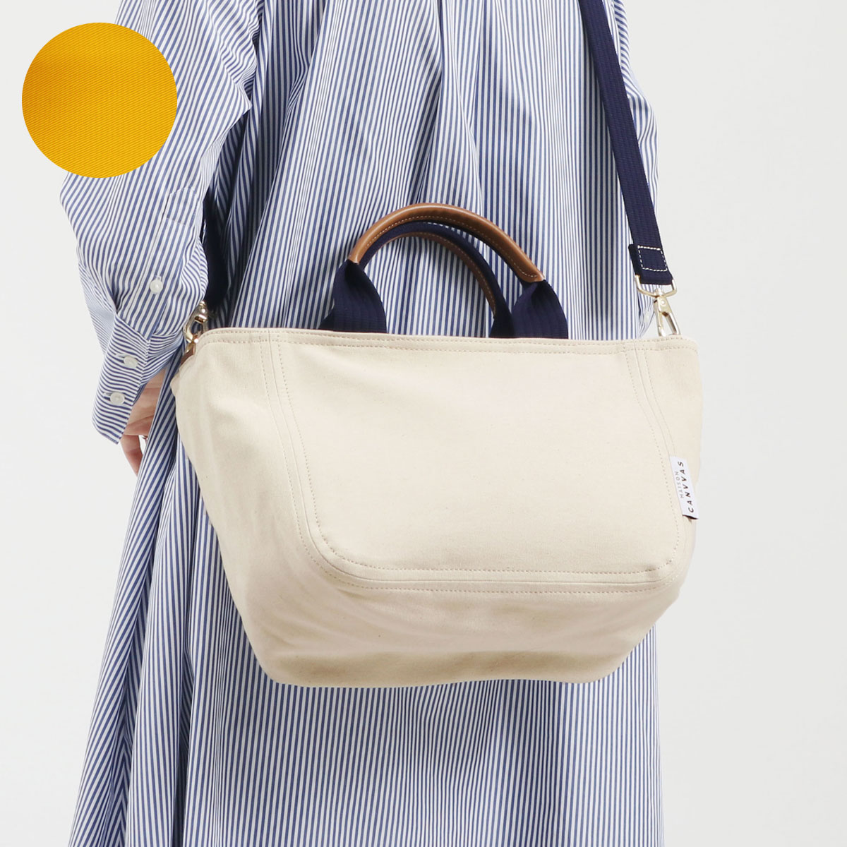 MAISON CANVVAS メゾンキャンバス CANVAS TOTE & SHOULDER S 2WAYトートバッグ M1076 ギャレリアモール/.galleria【全品送料無料】