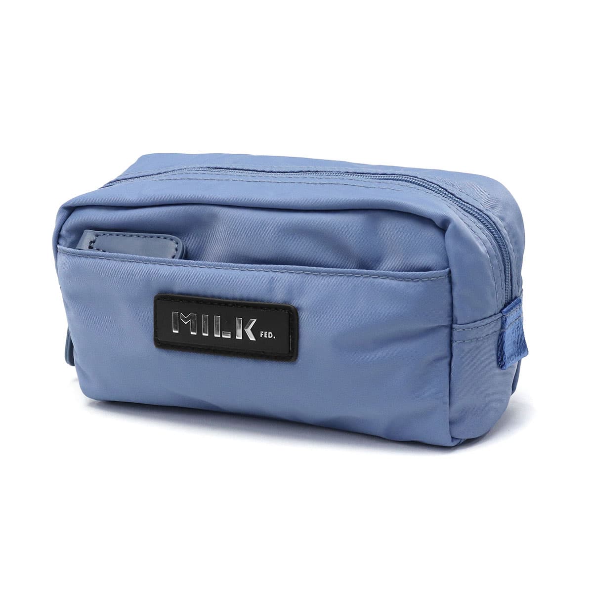 M!LK ポーチ MILKFED.コラボ MILKFED. ミルクフェド DAILY BAG 「A.M.」 LOGO PLATE POUCH ポーチ