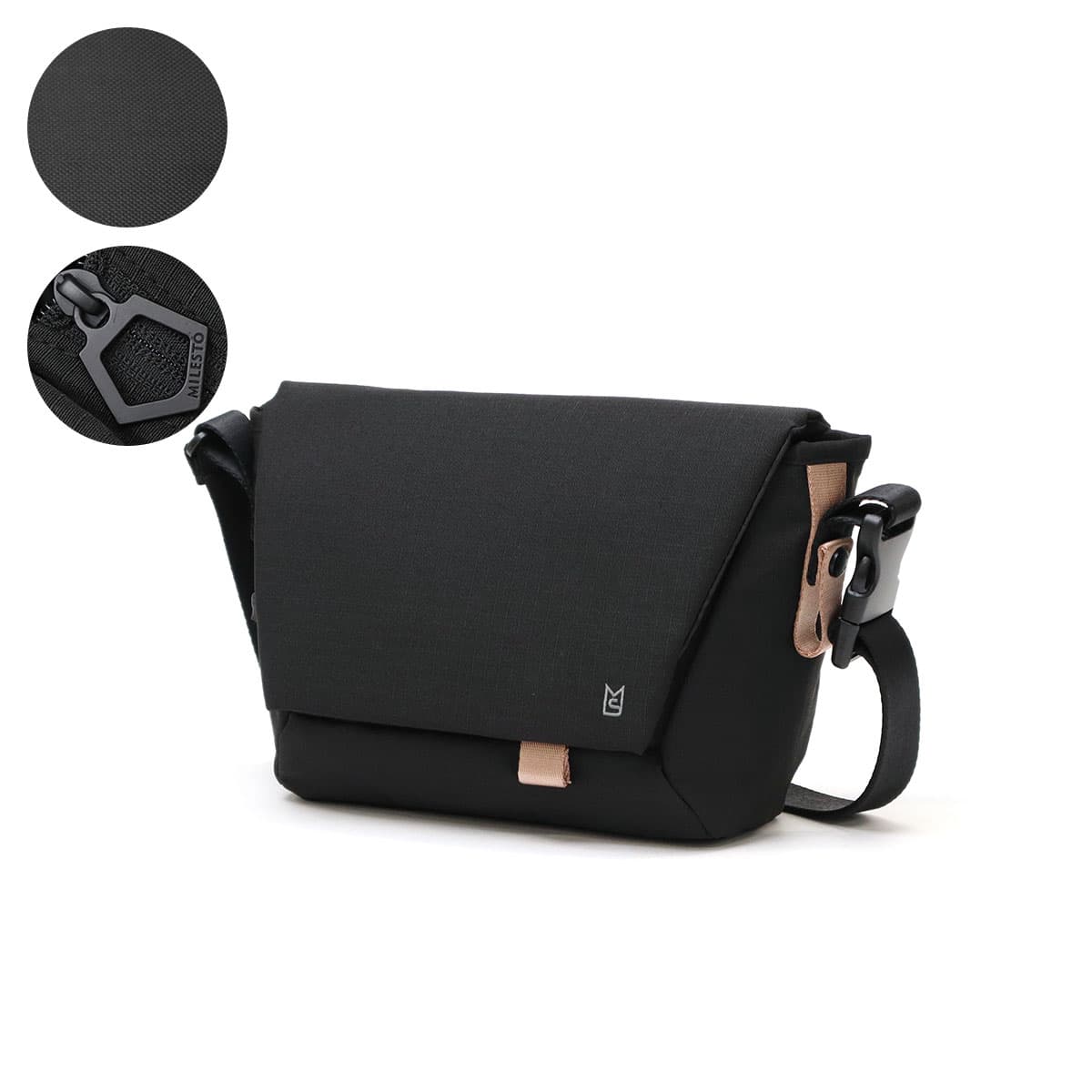 MILESTO ミレスト Hutte メッセンジャーバッグ S MLS940｜【正規販売店 