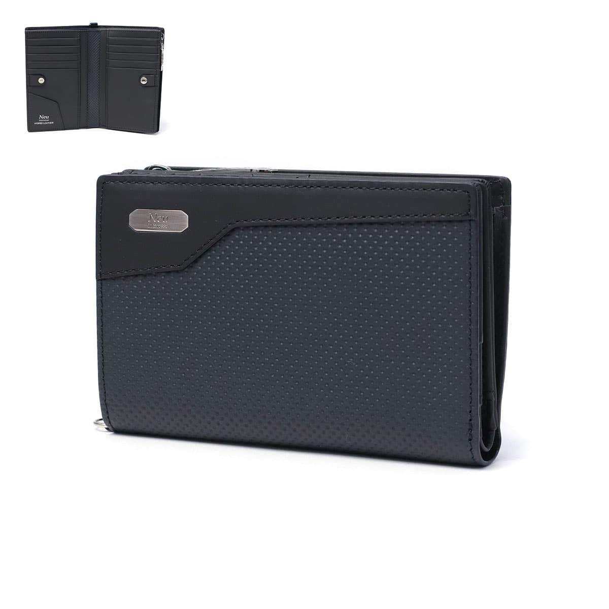 Neu interesse ノイインテレッセ X-iks- イクス 二つ折り財布(ミドル