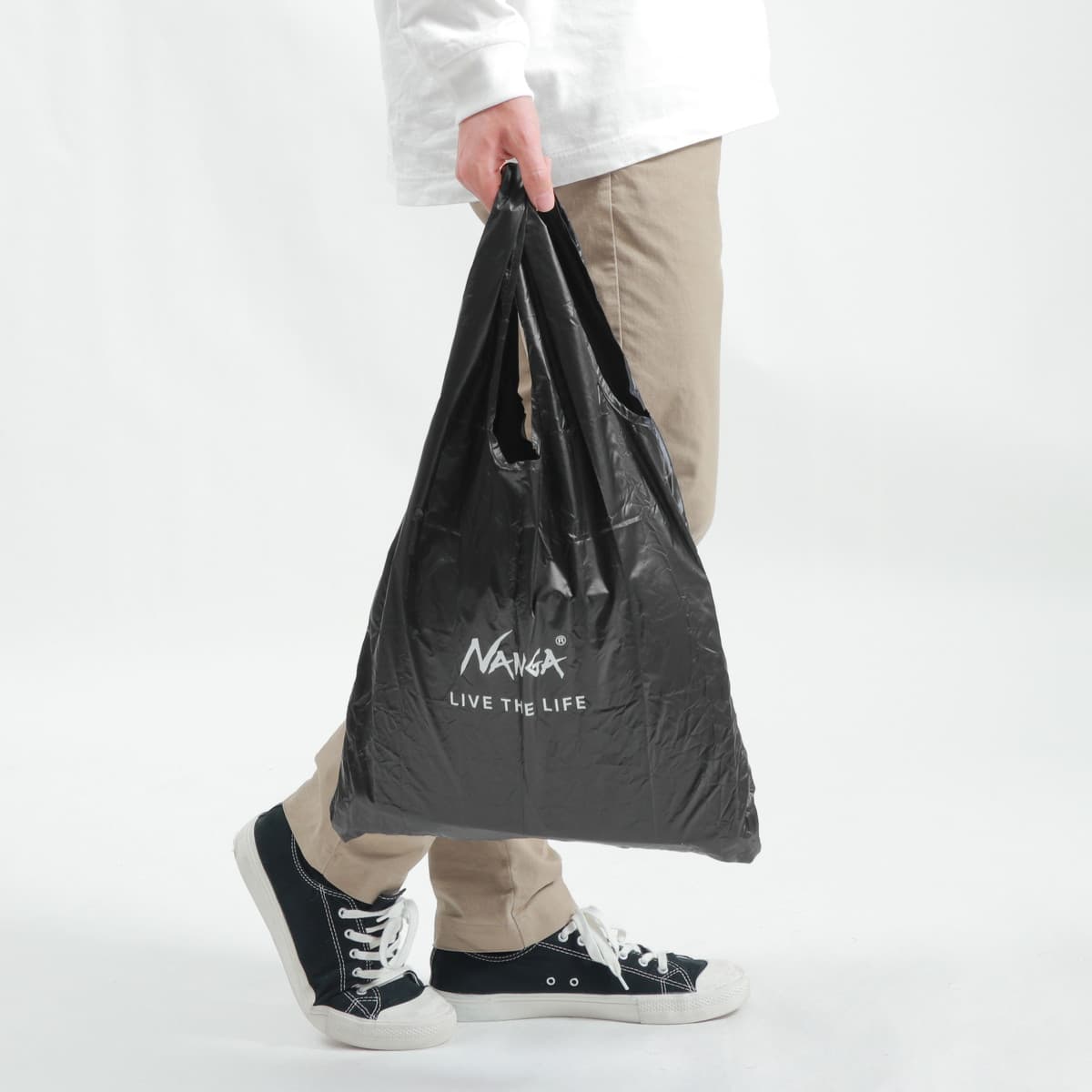 メール便で送料無料】NANGA ナンガ POCKETABLE ECO BAG(LIVE THE LIFE