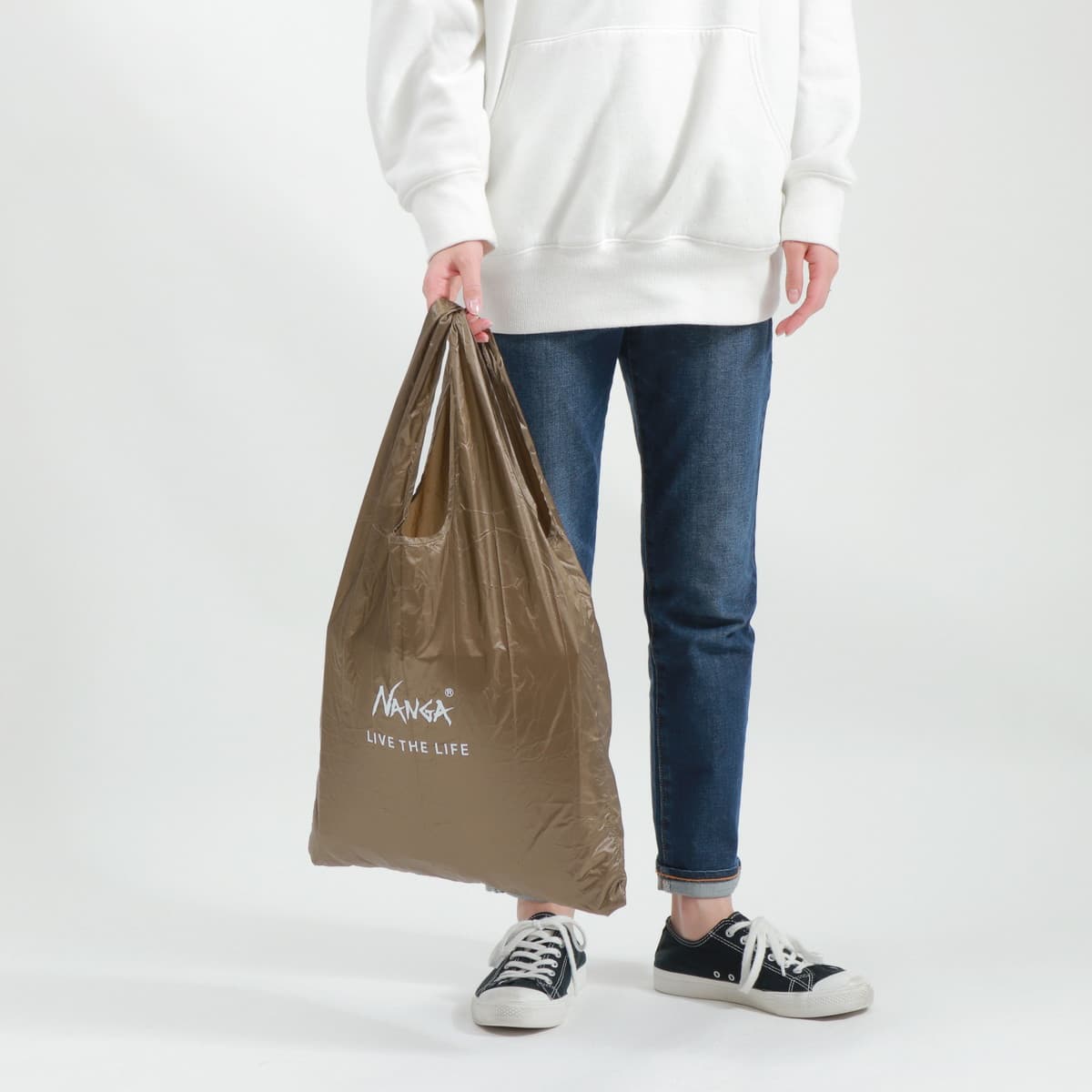 メール便で送料無料】NANGA ナンガ POCKETABLE ECO BAG(LIVE THE LIFE