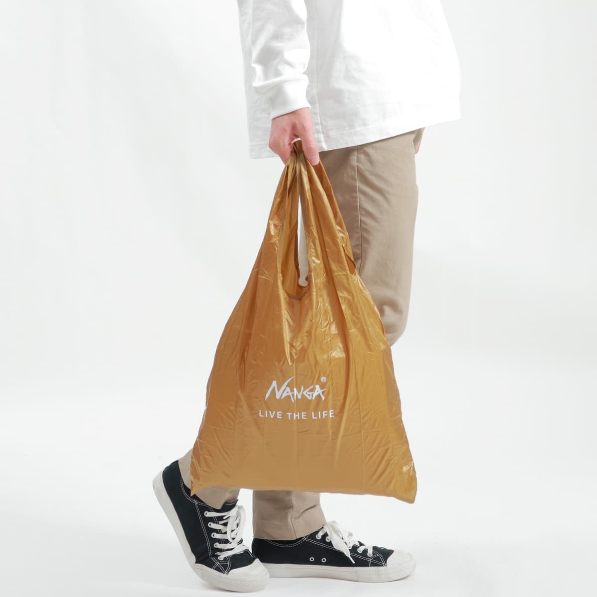 メール便で送料無料】NANGA ナンガ POCKETABLE ECO BAG(LIVE THE LIFE