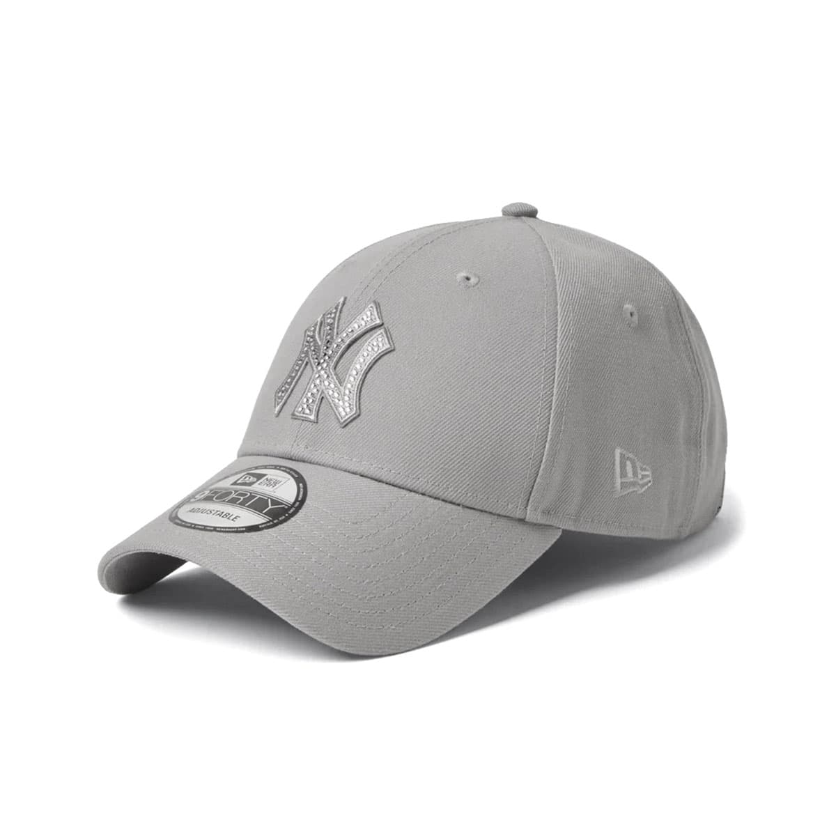 New Era 9FORTY ダークグレーキャップ　ラインストーン 正規取扱店】 NEW ERA ニューエラ 9FORTY ラインストーン キャップ