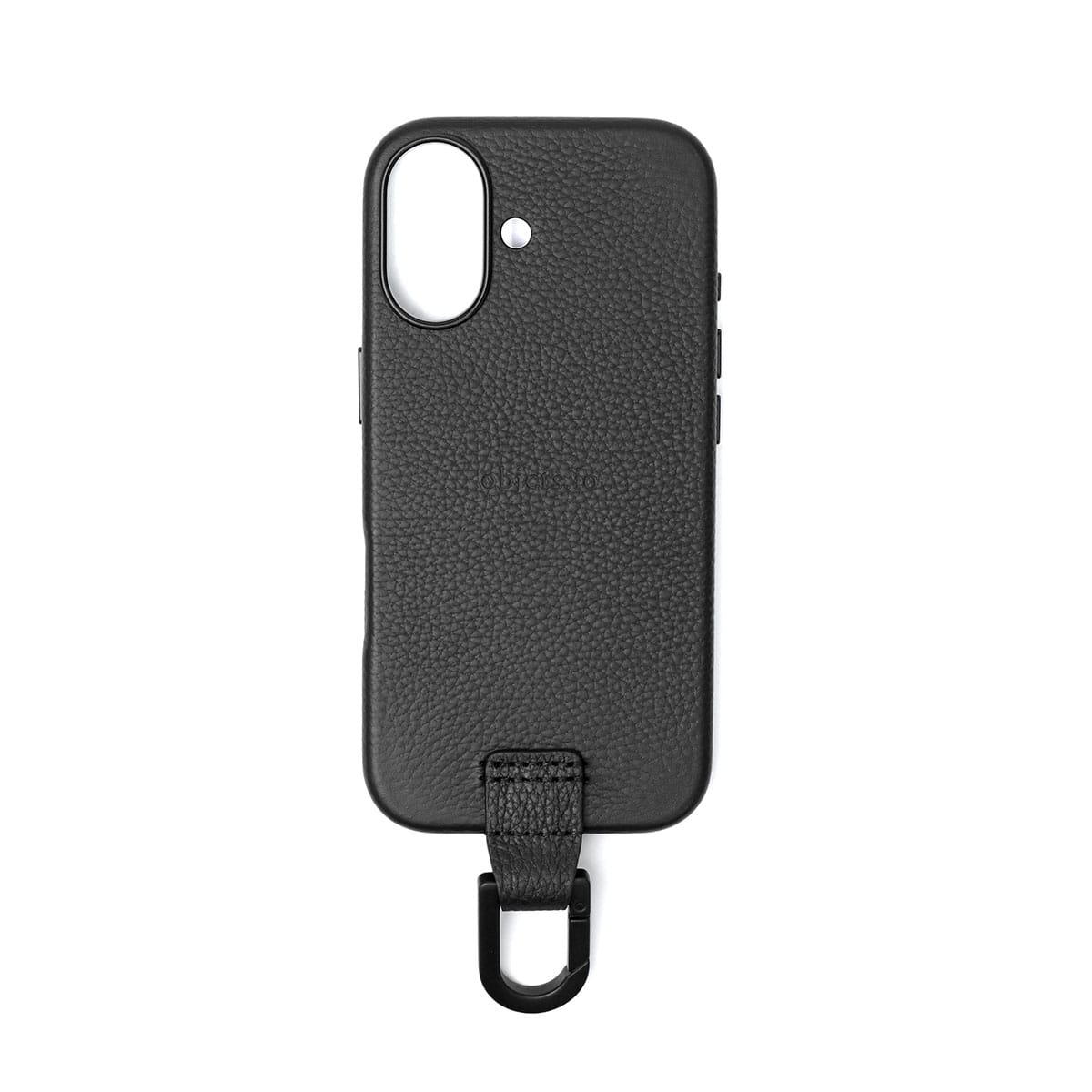 objcts.io オブジェクツアイオー カラビナ付iPhoneケース iPhone17