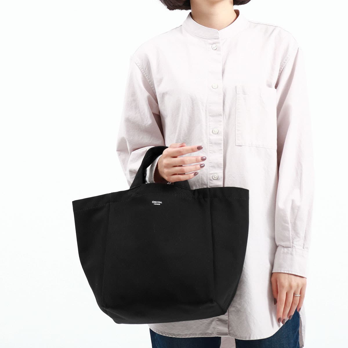 ORCIVAL オーシバル CANVAS TOTE BAG SMALL アクリルコットントート ...