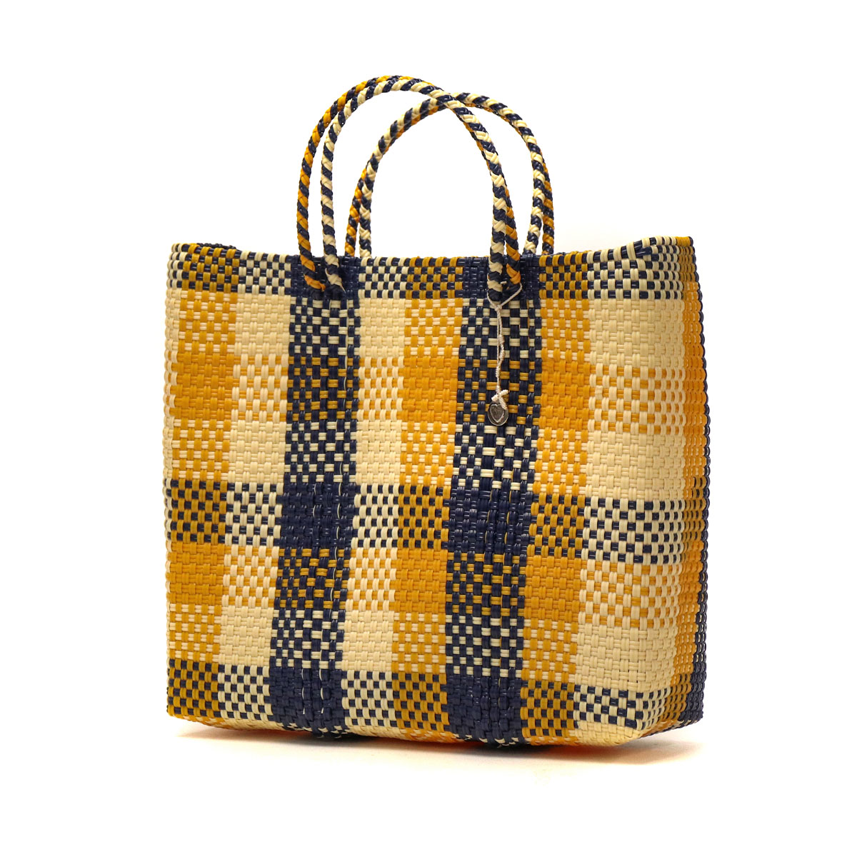 OJO DE MEX オホ デ メックス Plastico CAGO Tote Check S かご