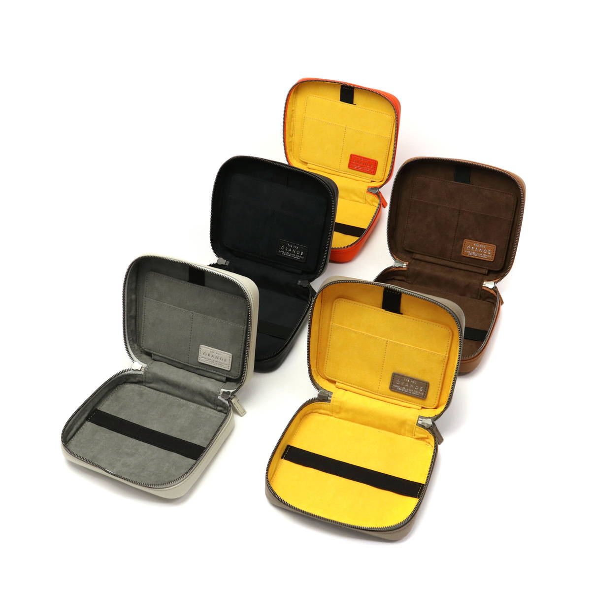 ORANGE オレンジ the pod レザーガジェットポーチ ケース