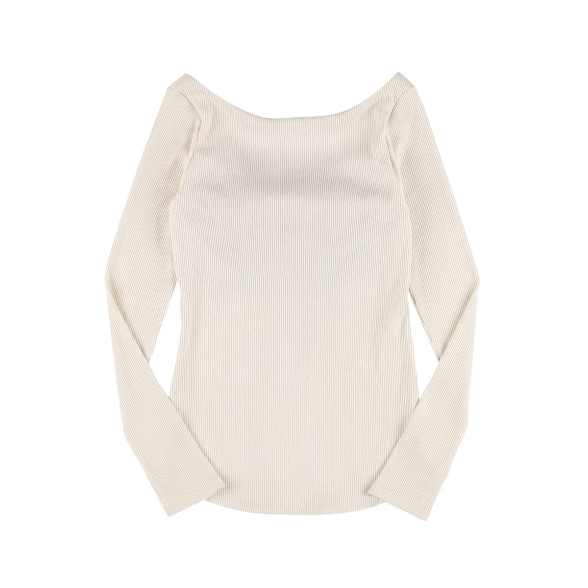 OUR WACOAL アワワコール カップインバックオープンリブTシャツ JCW547