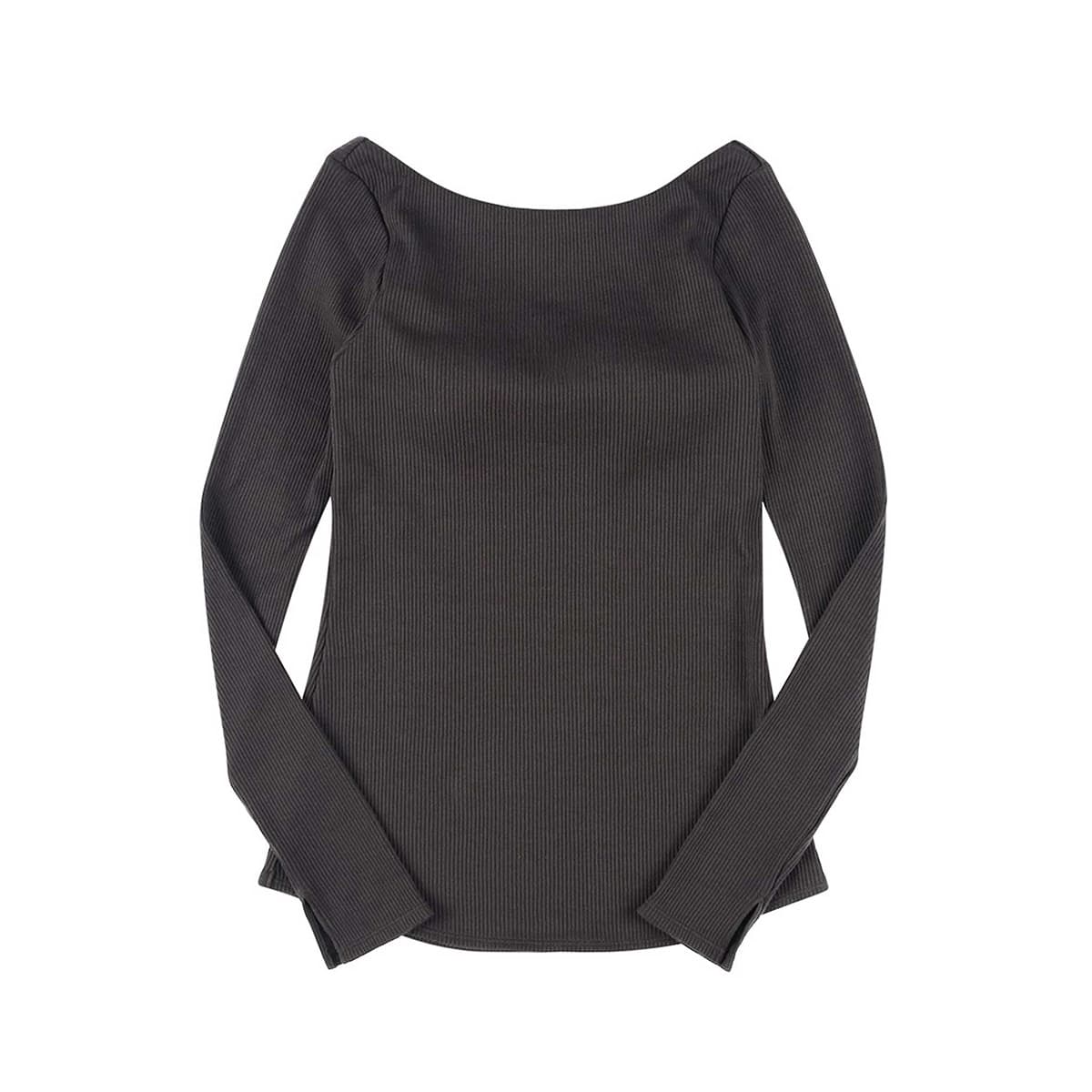 OUR WACOAL アワワコール カップインバックオープンリブTシャツ JCW547