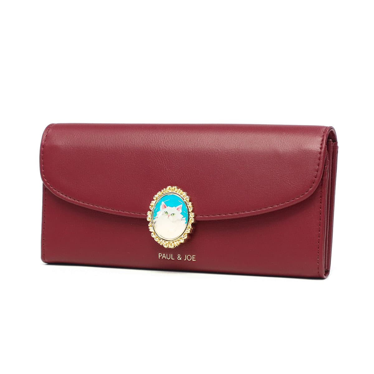 PAUL＆JOE ACCESSOIRES ポールアンドジョー キャットブローチ 長財布