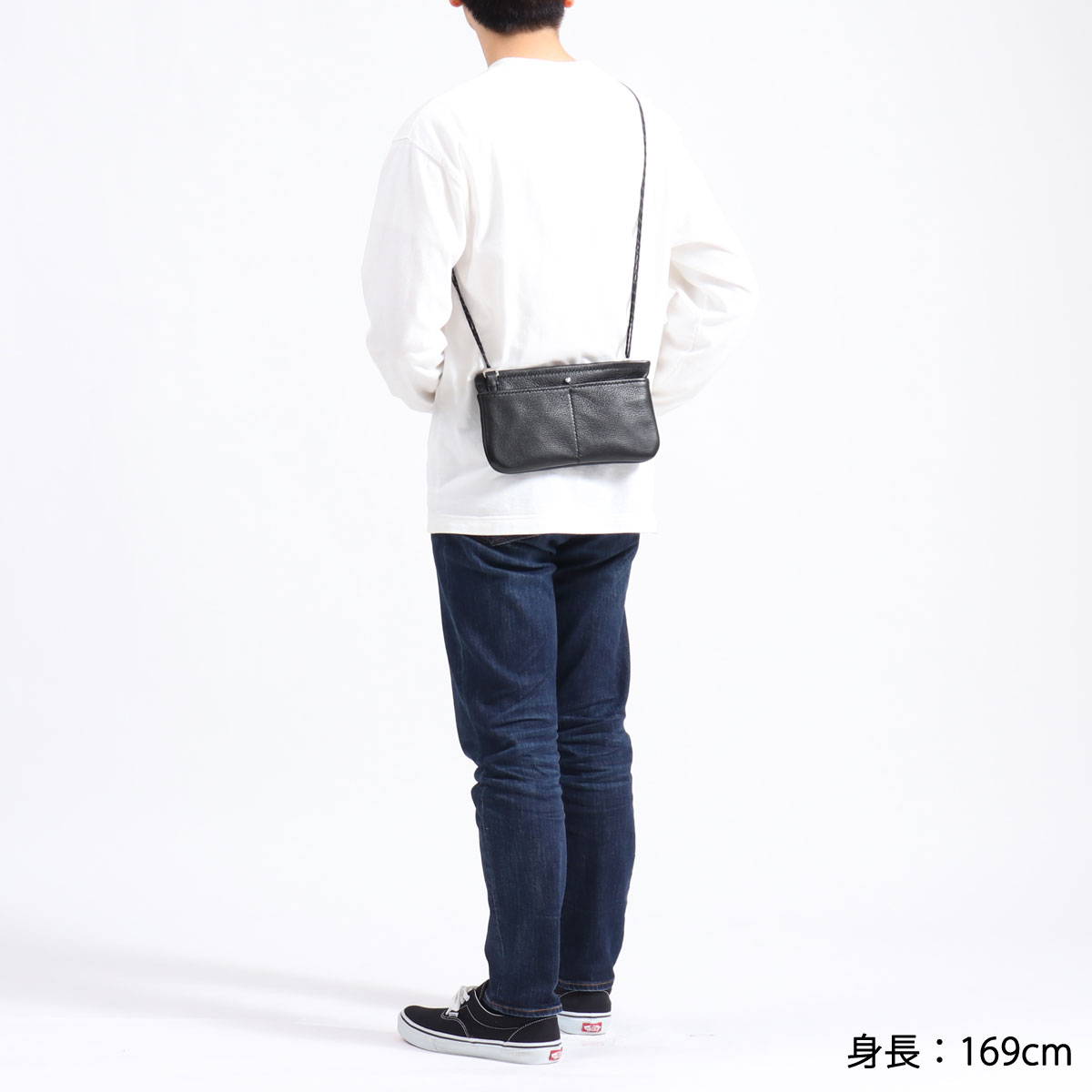 Porter Classic ポータークラシック DEER SKIN SACOCHE W BLACK
