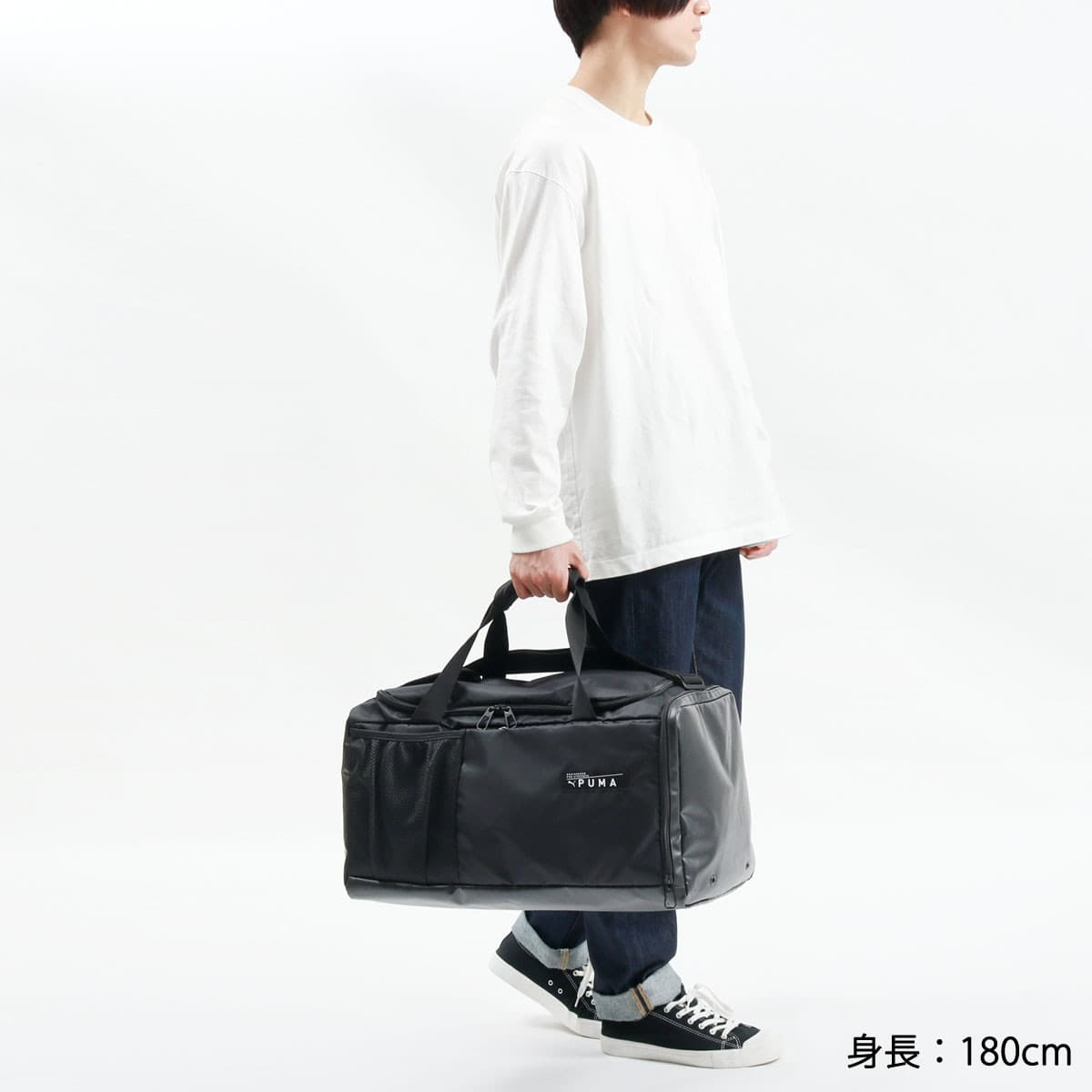 未使用 PUMA プーマ アスリート向け ラウンド取っ手付 合繊