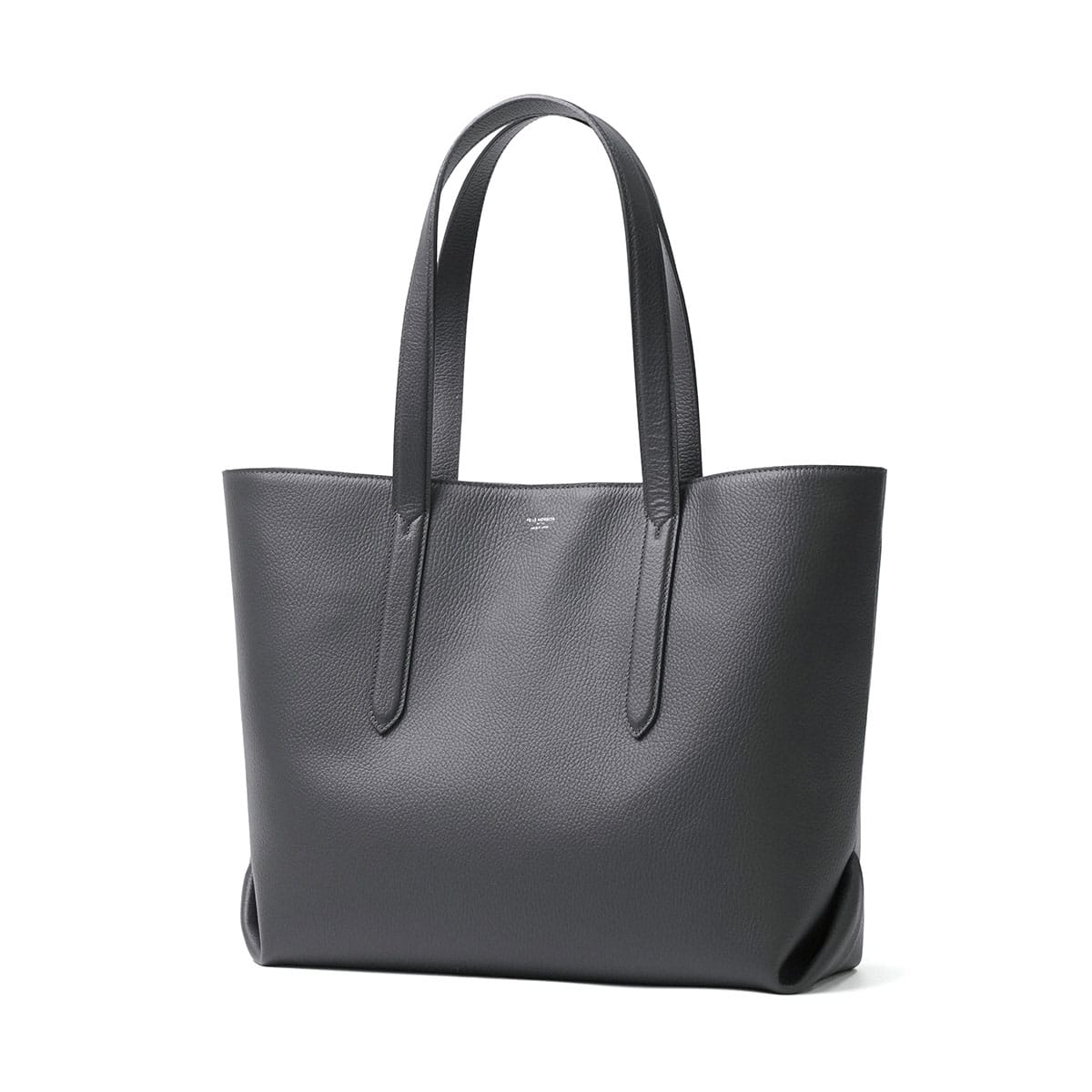 【極美品】ペッレモルビダ コローレ シボ革 トートバッグ ロゴ入り ブラック PELLE MORBIDA ペッレモルビダ Colore コローレ トートバッグ ST014