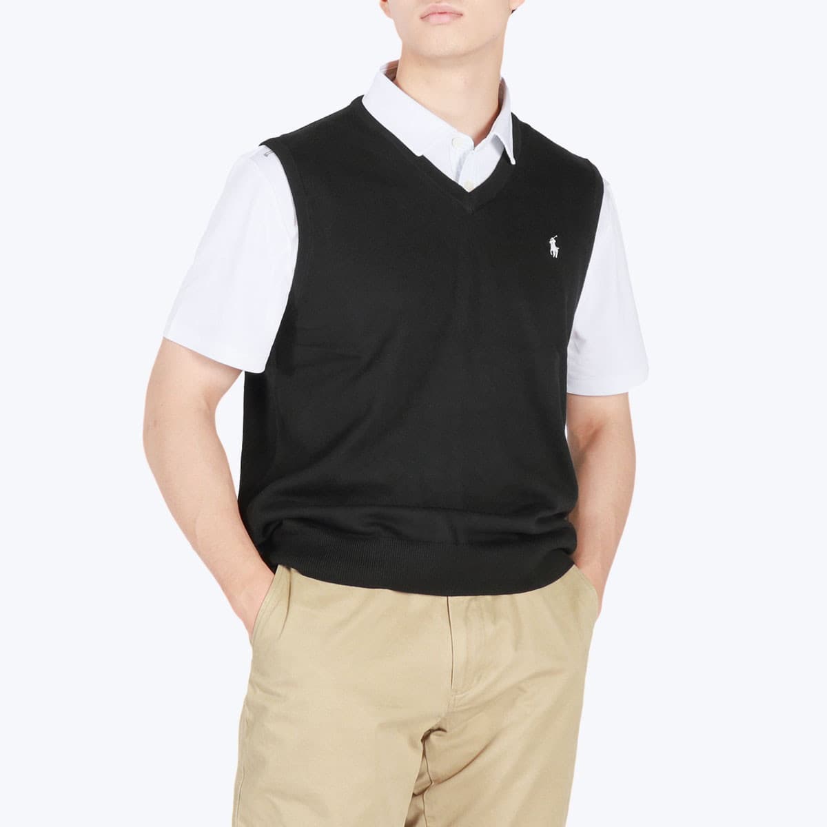 POLO RALPH LAUREN ベスト ジレ ケーブルニット コットン