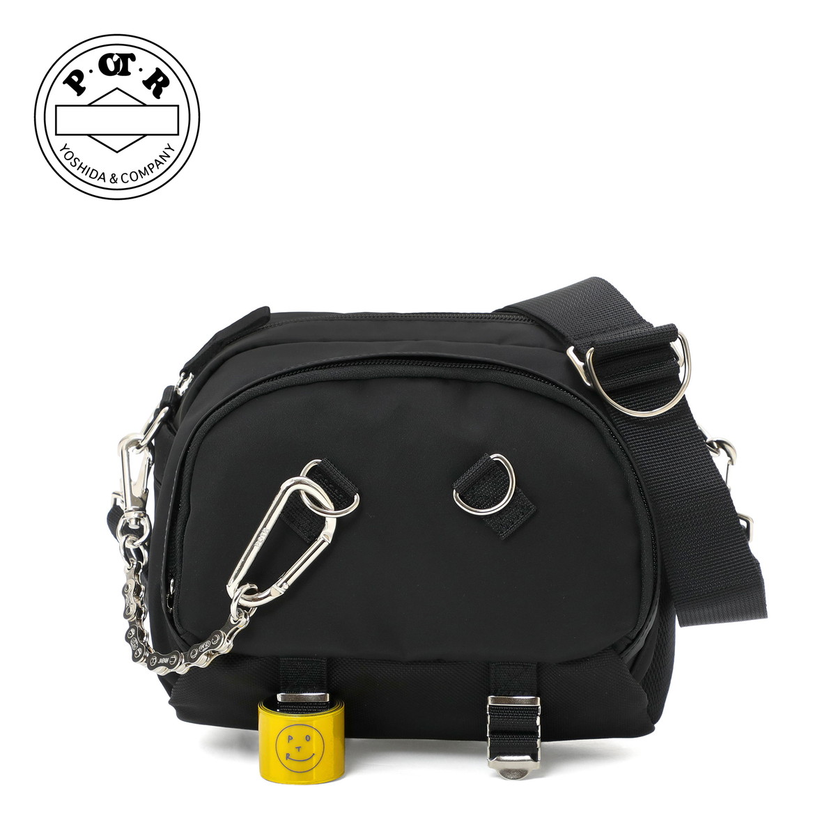 【新品・タグ付き】PORTER POTR ショルダーバッグ ブラック POTR RIDE BLACK ピー・オー・ティー・アール ライド ブラック