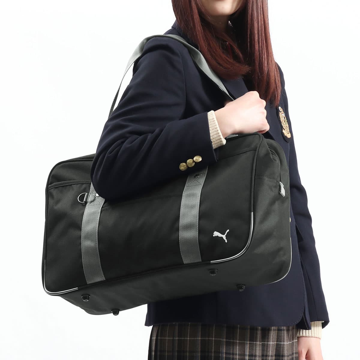 講談社／フェーマススクールズ／まとめ② プーマ PUMA プーマ ボストンバッグ 50L 修学旅行 林間学校 宿泊学習