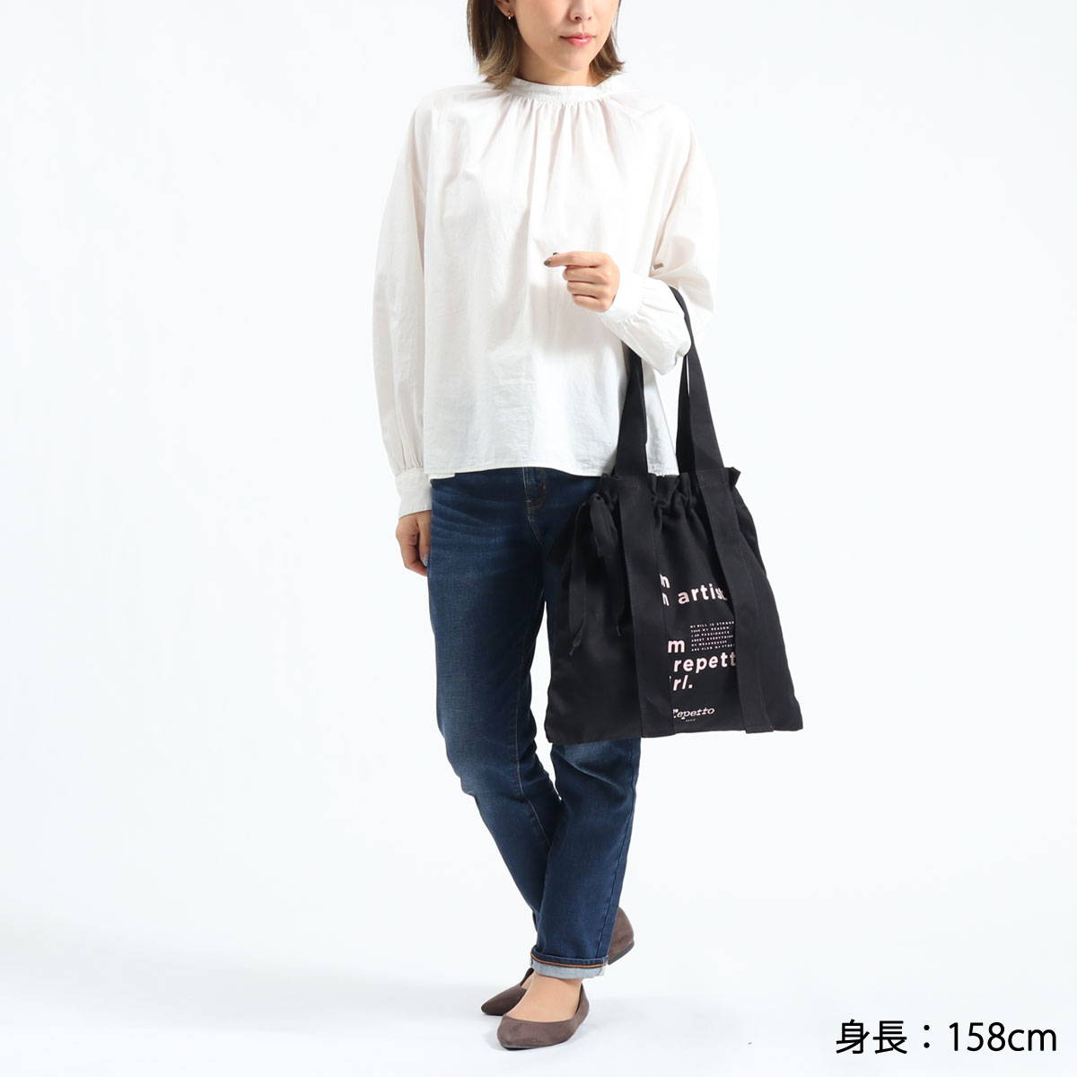 Repetto レペット Rondo tote bag with knots トートバッグ 51204-5-50333