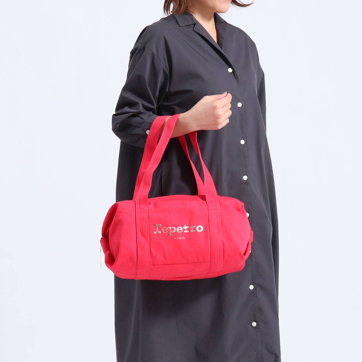 Repetto レペット Cotton Duffle bag Size M ボストンバッグ｜【正規販売店】カバン・小物の専門店のギャレリアモール
