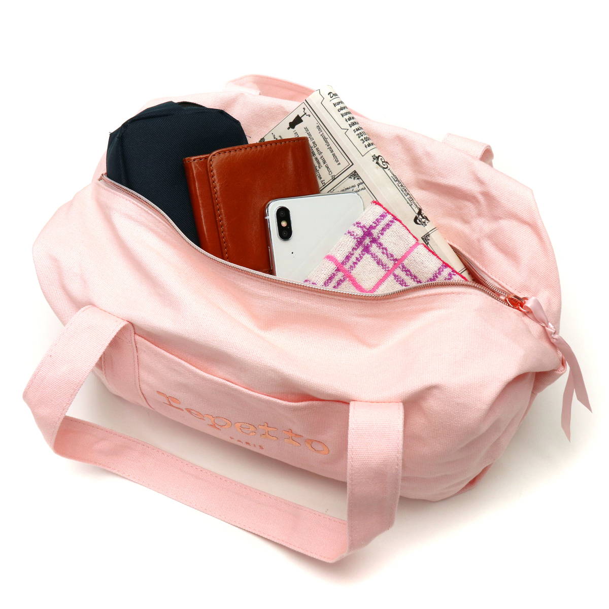Repetto レペット Cotton Duffle bag Size M ボストンバッグ|【正規