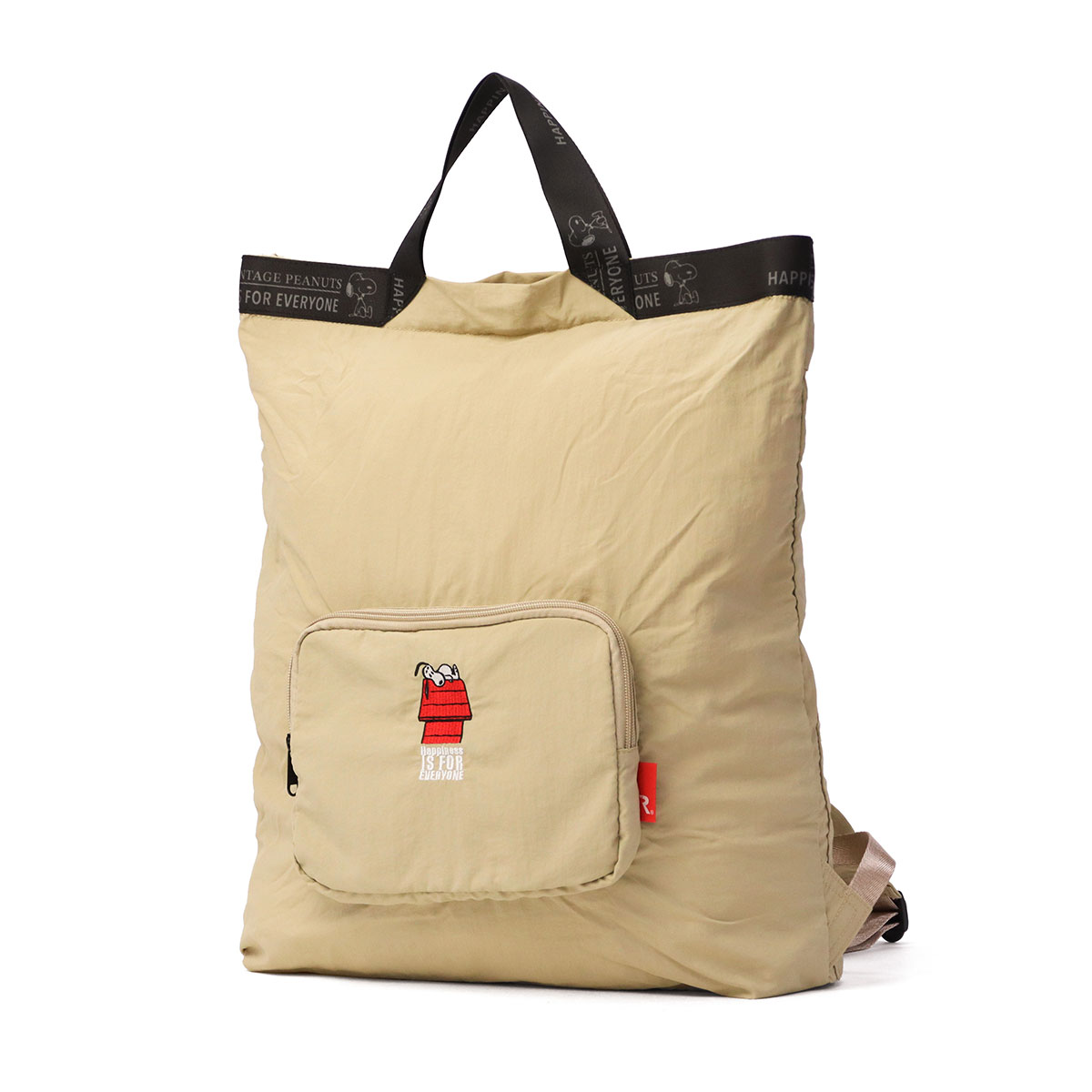 ROOTOTE ルートート IP.メッケル.ピーナッツ-1D トートバッグ 8506