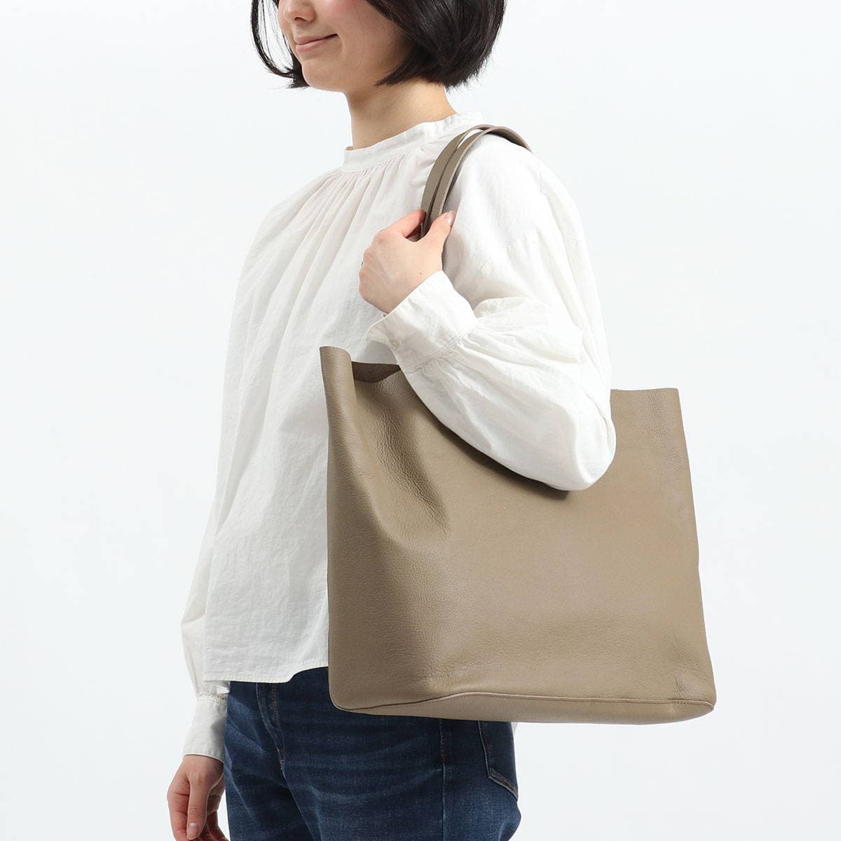 SLOW スロウ embossing leather tote bag M トートバッグ 300S134J 