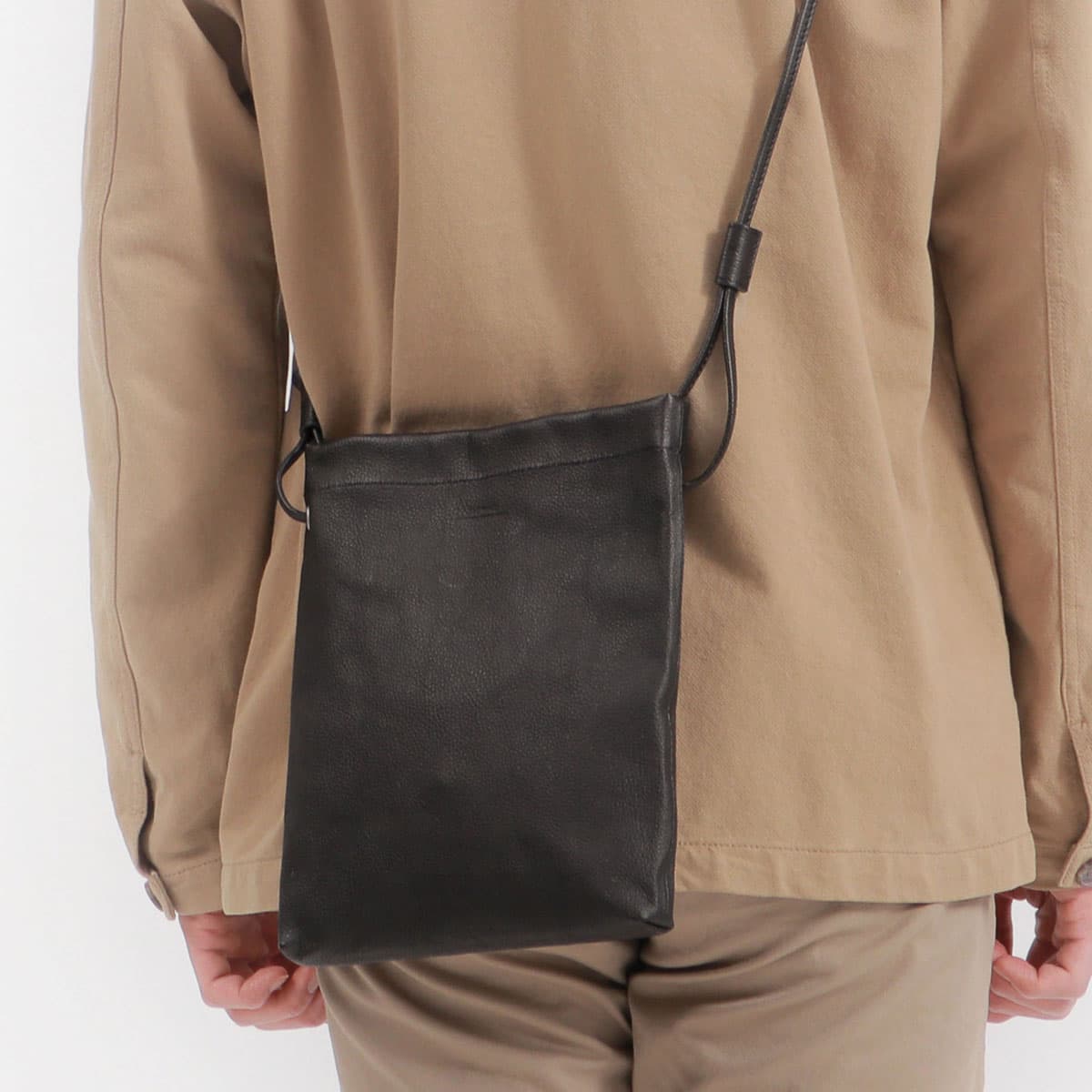 SLOW スロウ embossing leather shoulder bag L ショルダーバッグ 300S137J