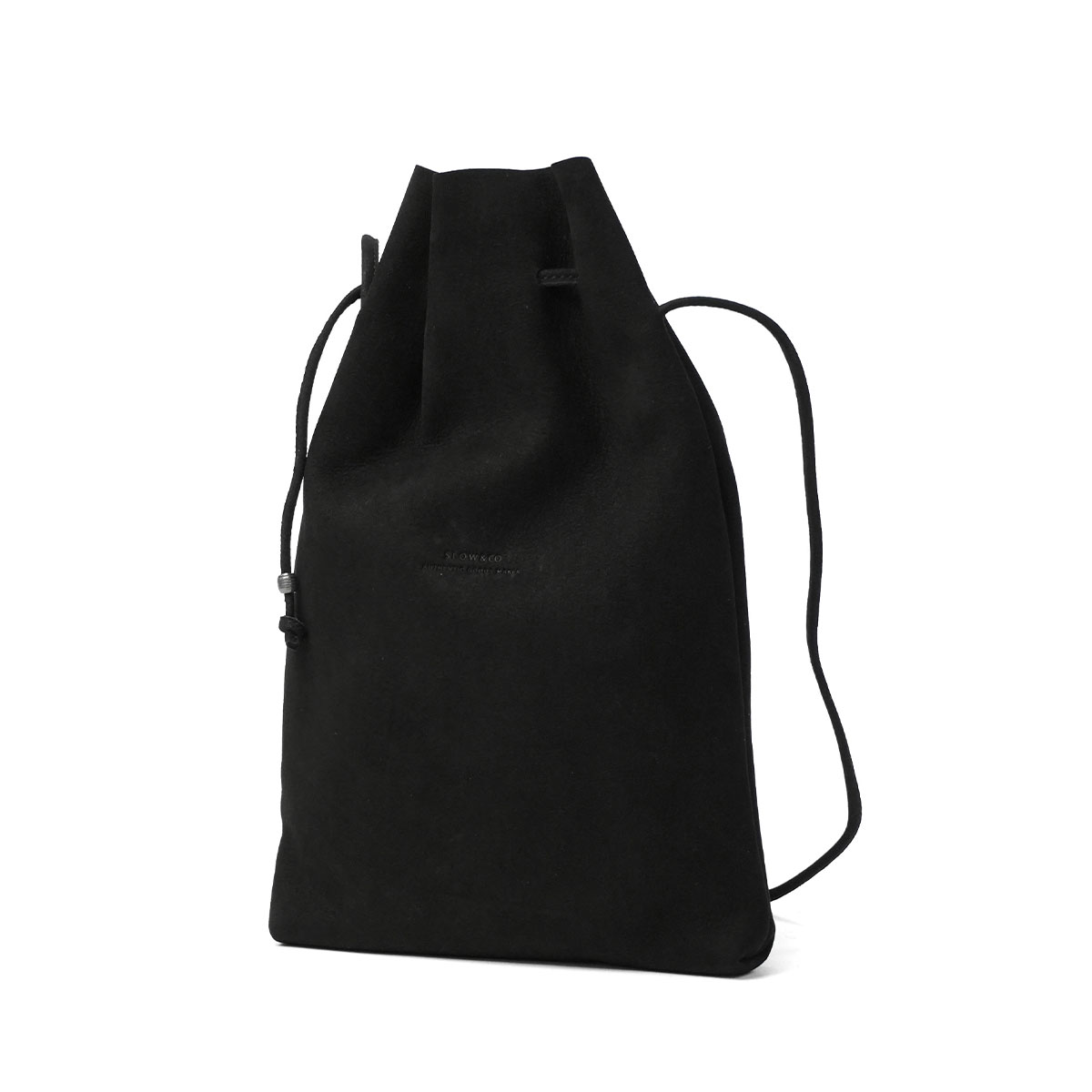 SLOW スロウ Deer Nubuck 2Way Draw String Shoulder Bag ショルダー 