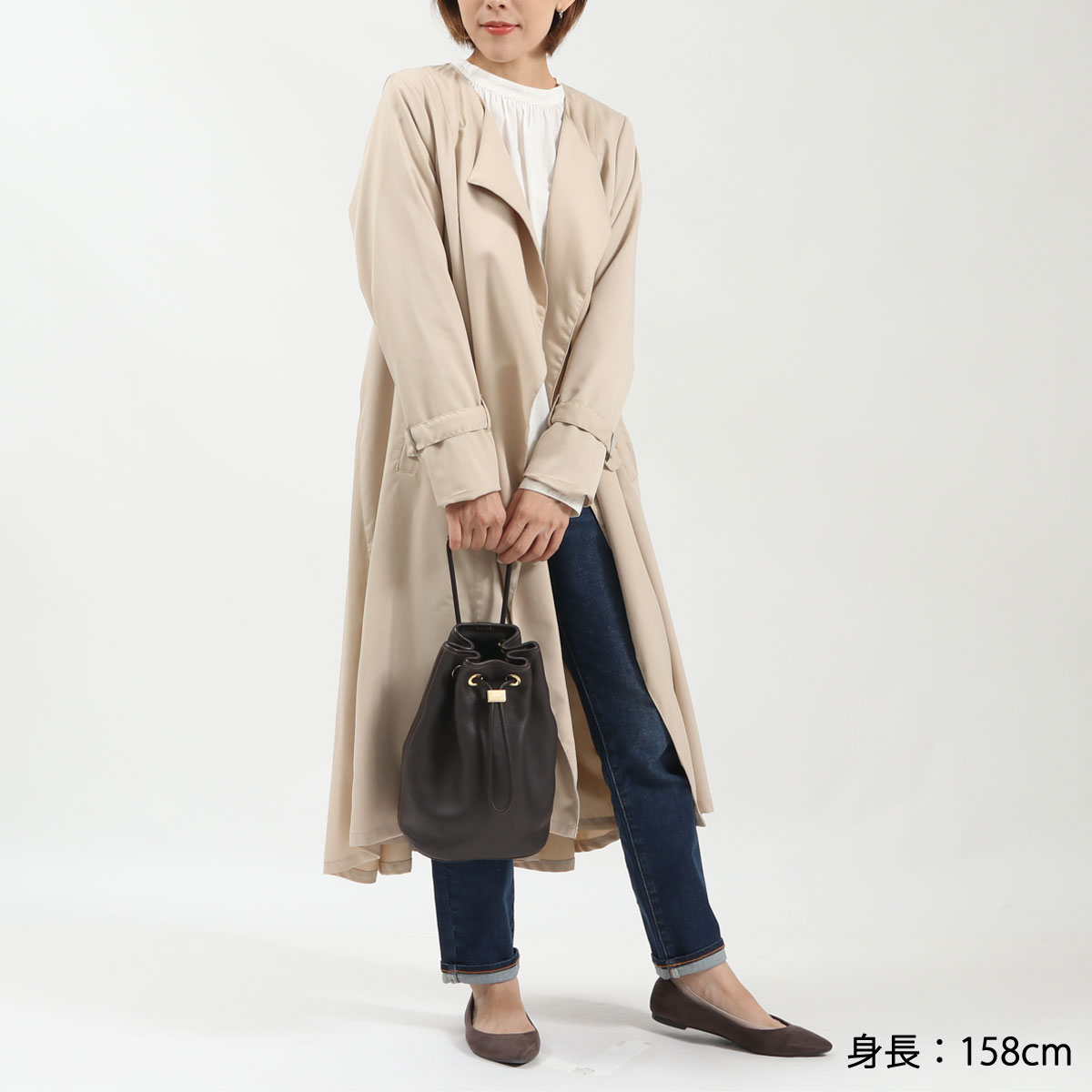 S.MANO エスマーノ DRAWSTRING BAG SMALL 巾着バッグ｜【正規販売店 