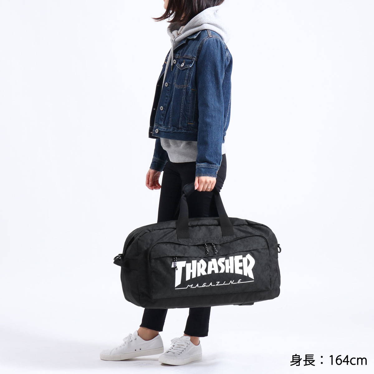 中古】 正規品 Thrasher バッグ ダッフル スラッシャー - ボストンバッグ