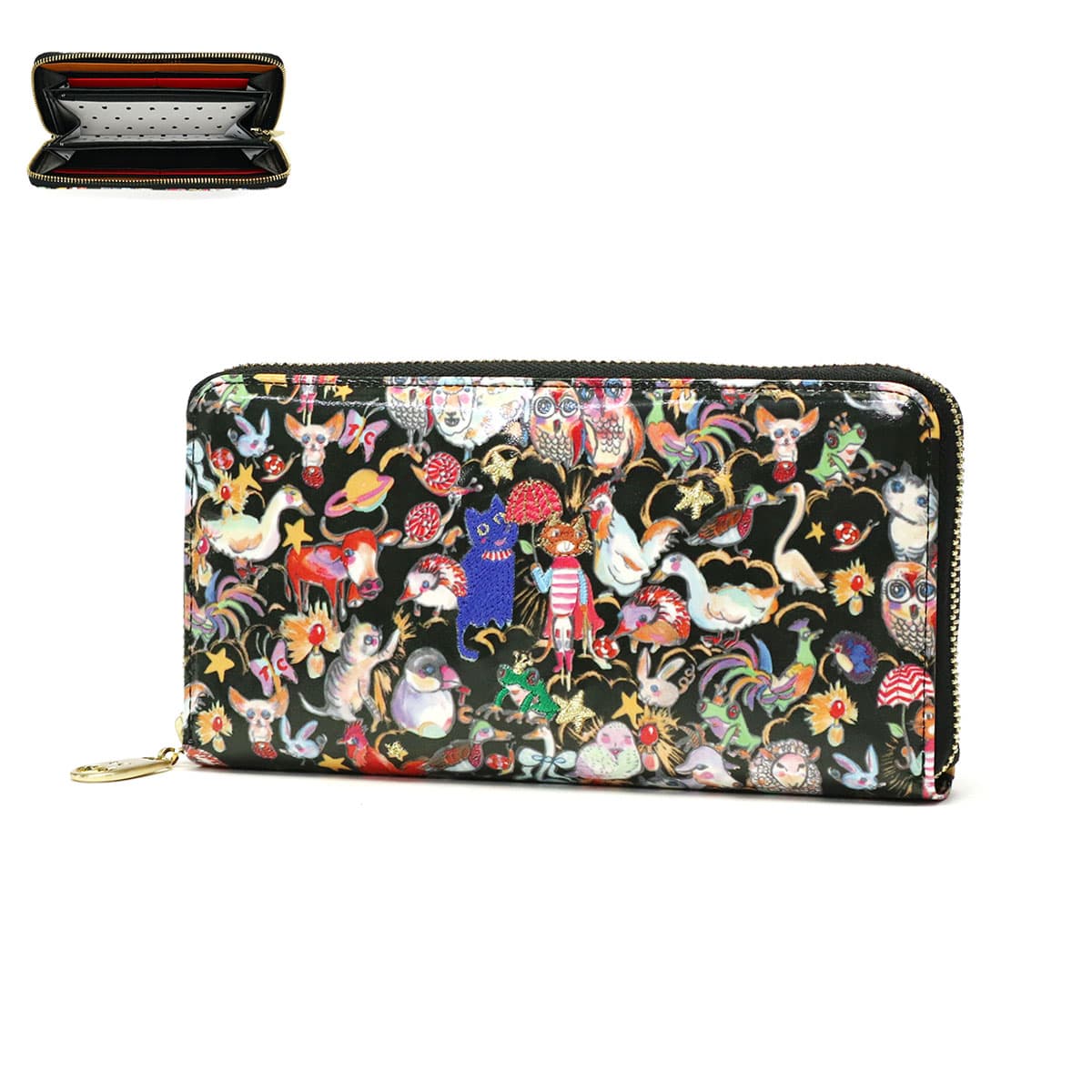 tsumori chisato CARRY ツモリチサト キャリー 森のどうぶつたち 長 