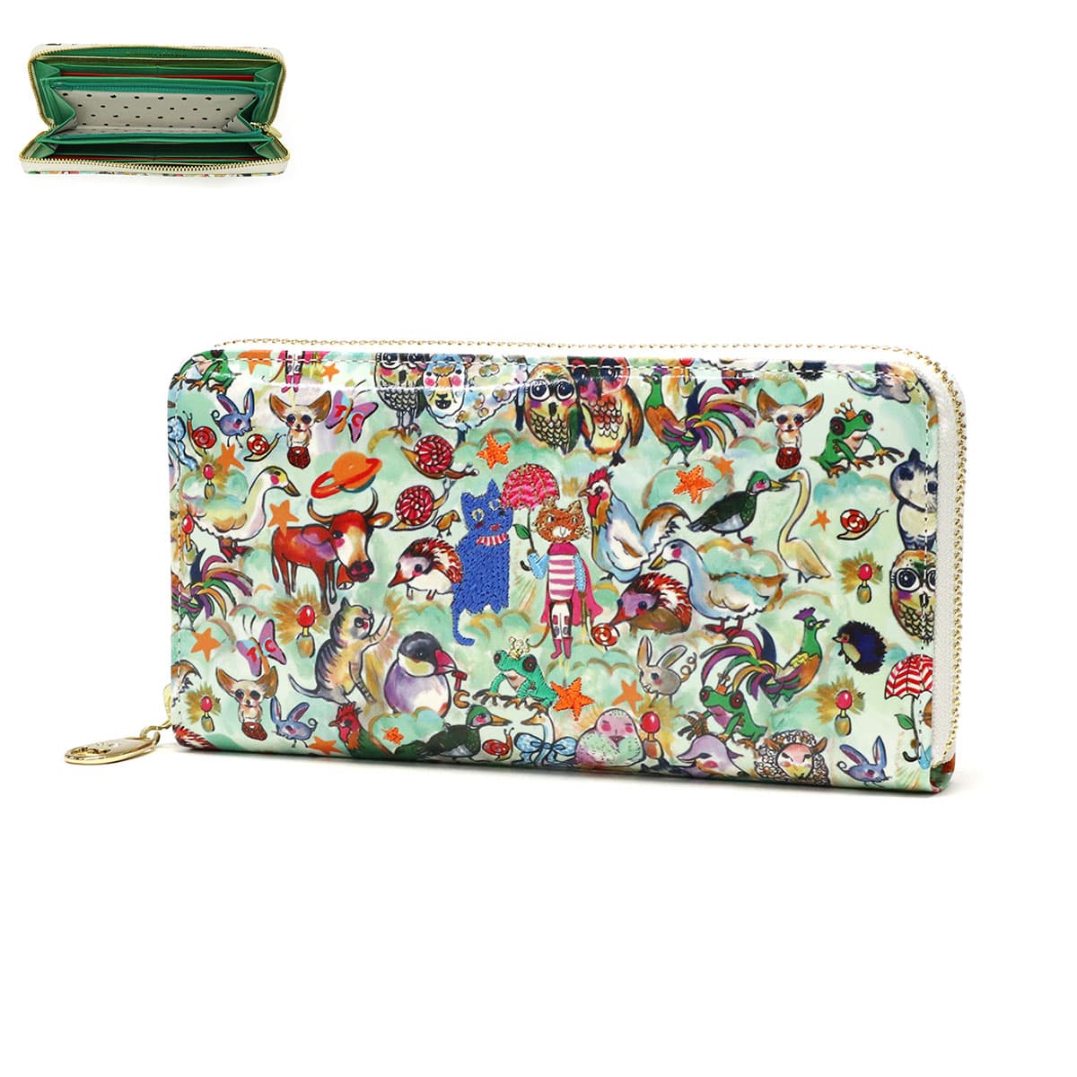 tsumori chisato CARRY ツモリチサト キャリー 森のどうぶつたち 長 