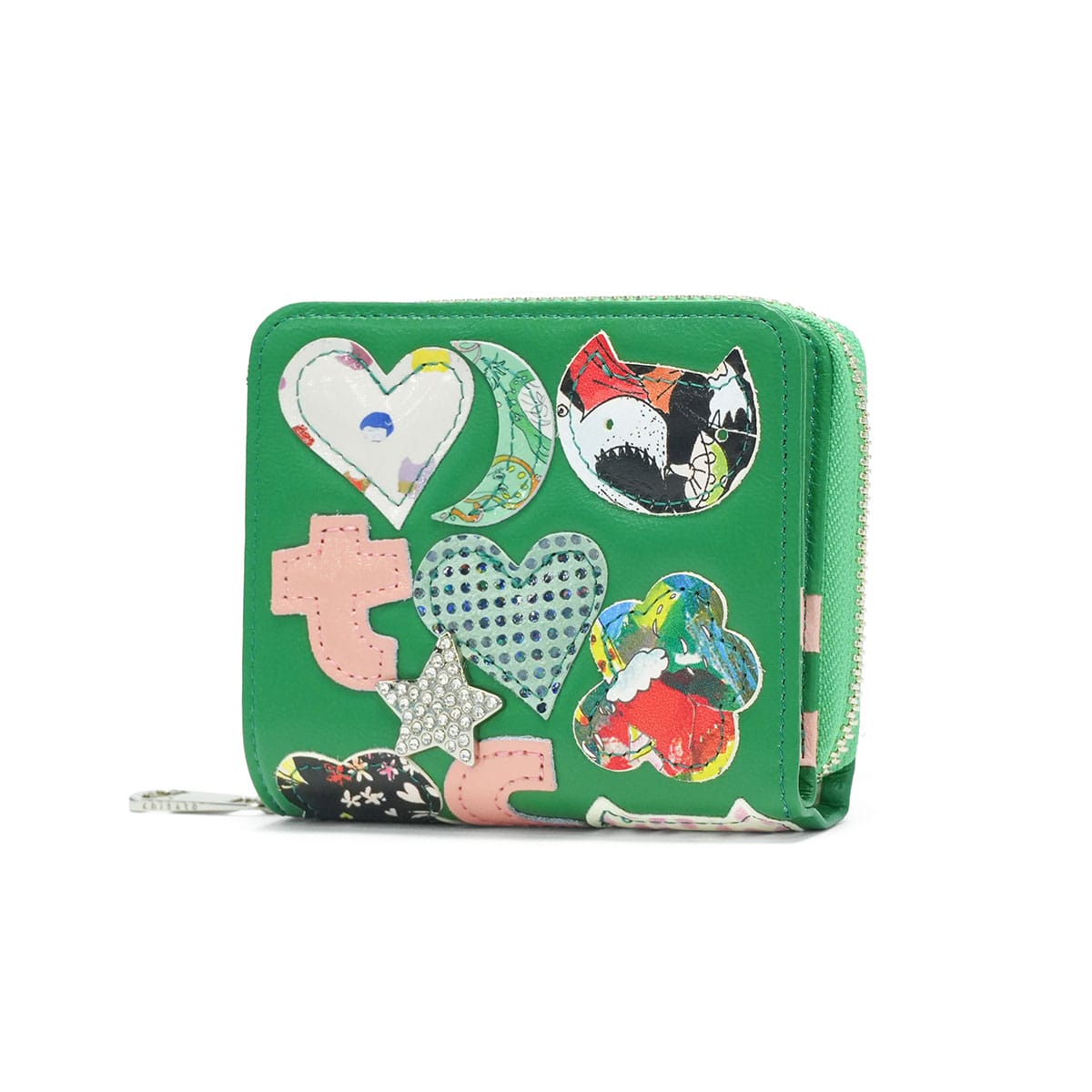 tsumori chisato CARRY ツモリチサト tcパッチワーク 二つ折り財布