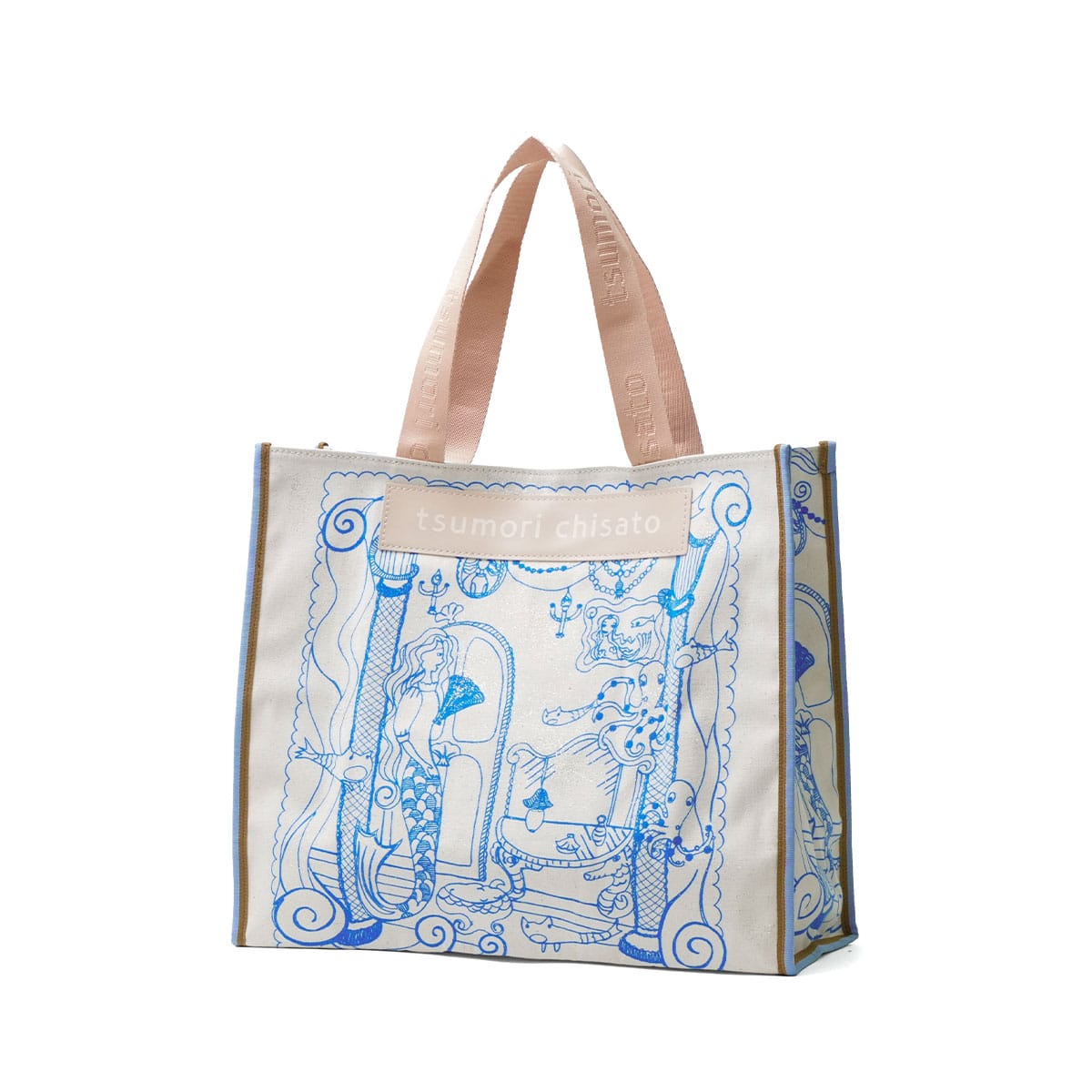 tsumori chisato CARRY ツモリチサト マーメイドルーム トートバッグ L 