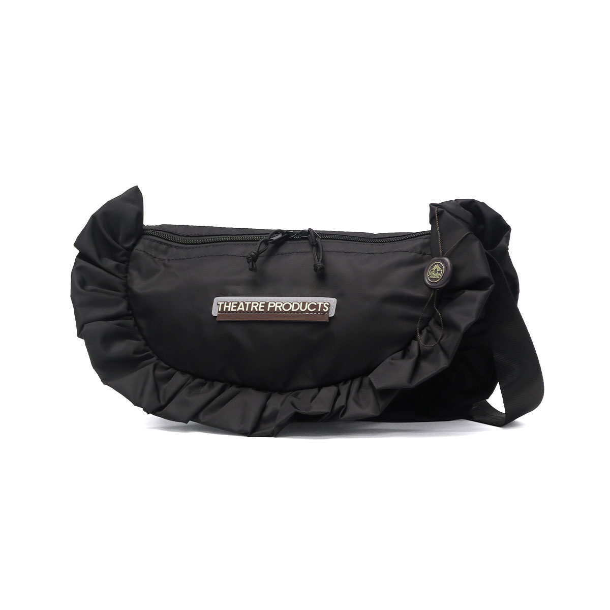 THEATRE PRODUCTS シアタープロダクツ NYLON FRILL ROUND SHOULDER BAG 