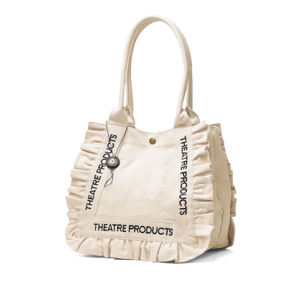 THEATRE PRODUCTS シアタープロダクツ COTTON FRILL TOTE BAG-L トート 