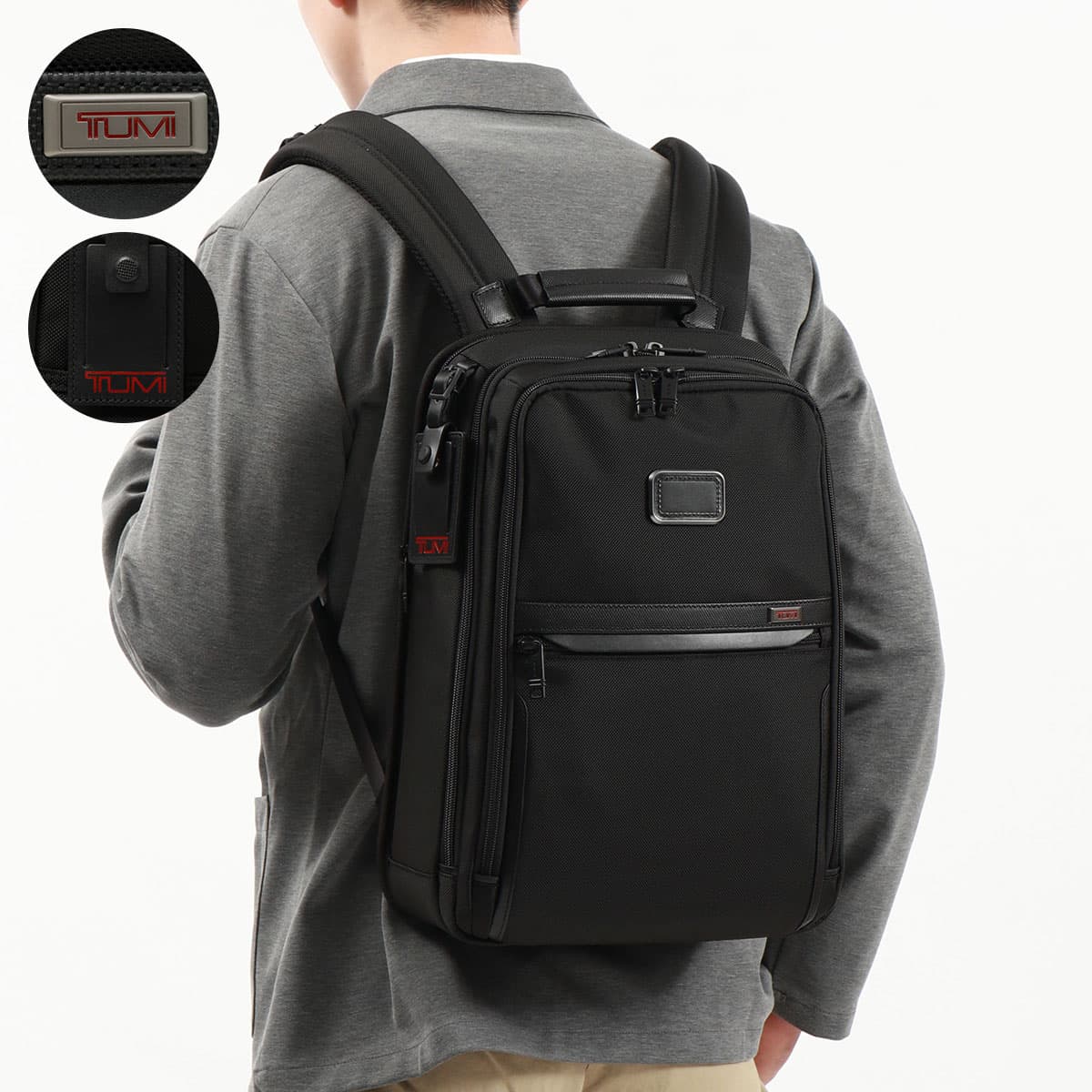 TUMI(トゥミ)/ALPHA 3 Slim Backpack 黒