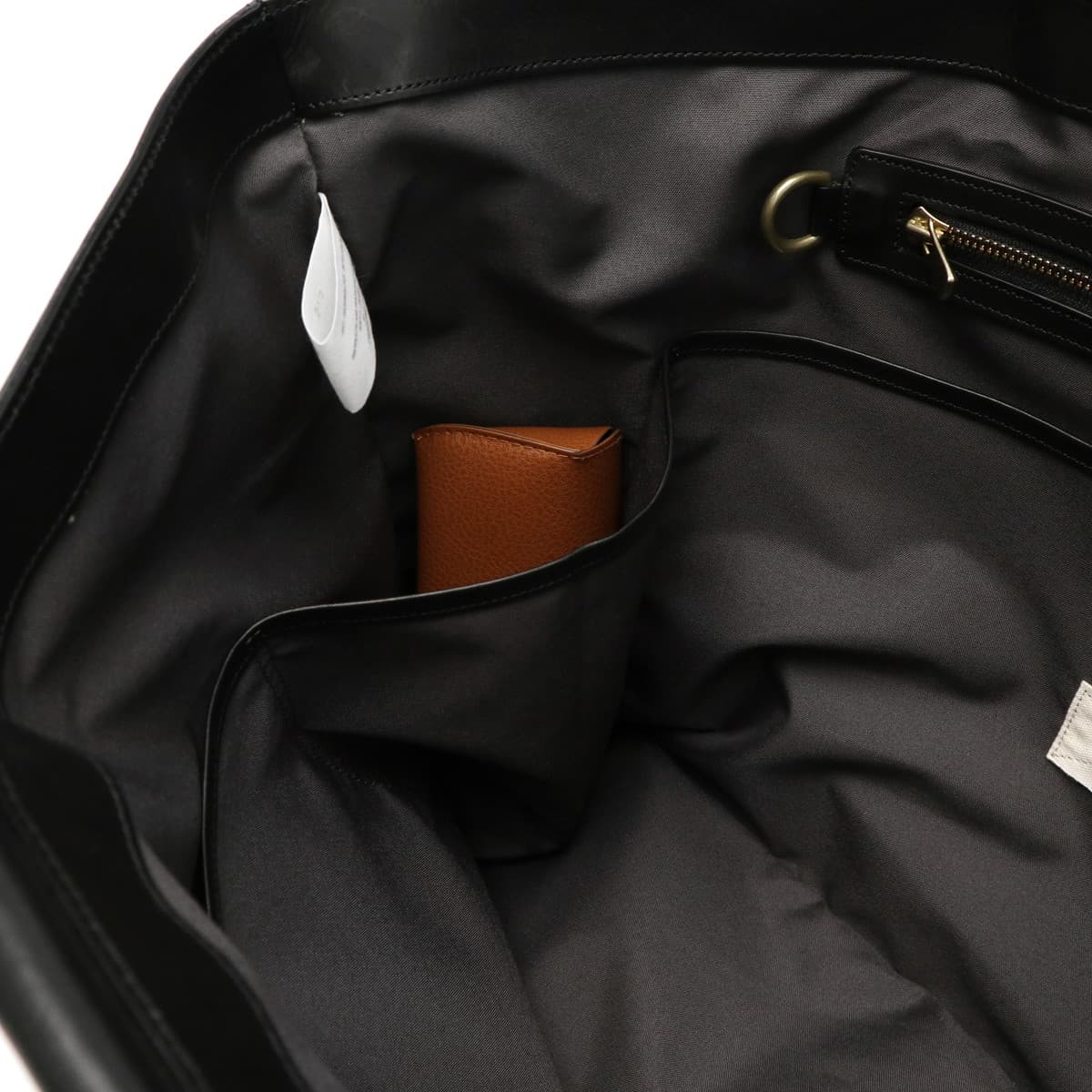 texnh テクネ BRASS HANDLE TOTE LEATHER トートバッグ B01001L