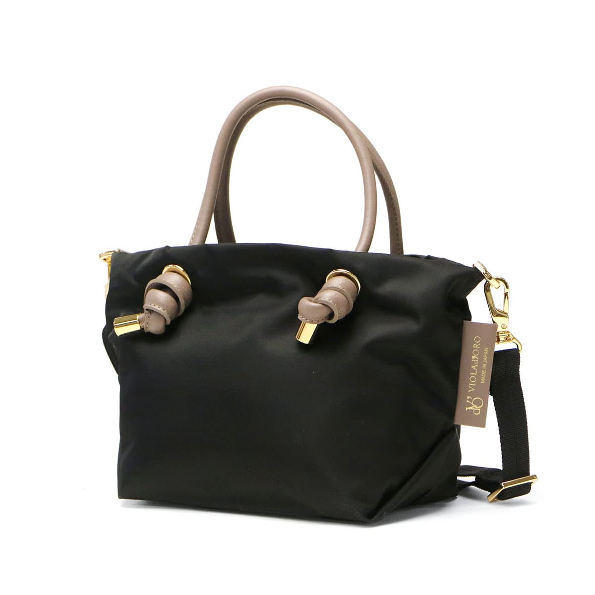 正規品】VIOLAd'ORO ヴィオラドーロ BIANCA トートバッグ 2WAY V-2197