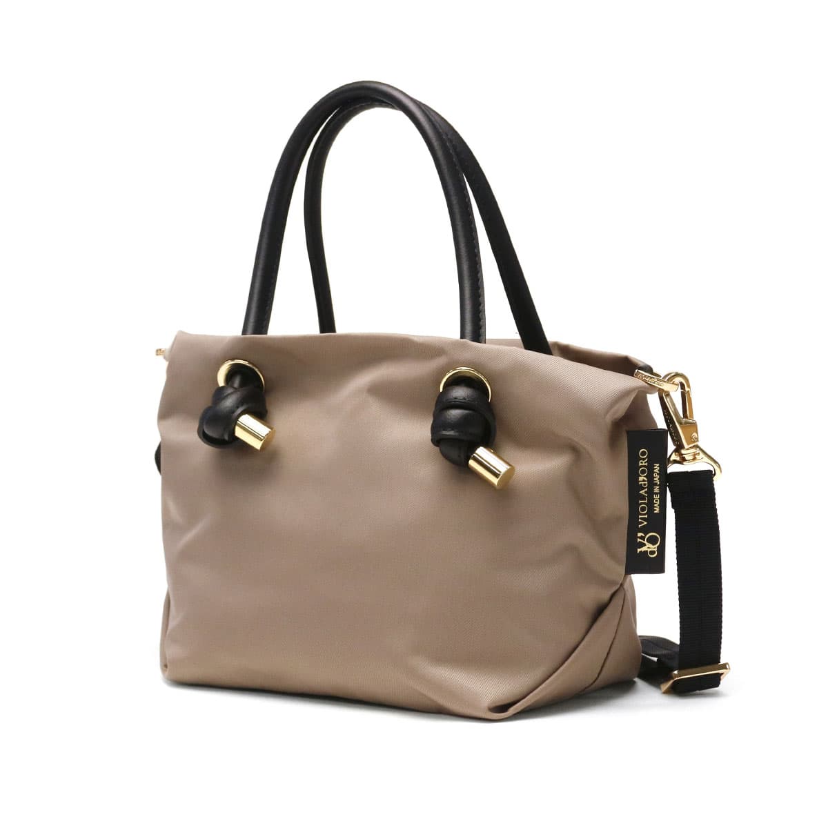 正規品】VIOLAd'ORO ヴィオラドーロ BIANCA トートバッグ 2WAY V-2197