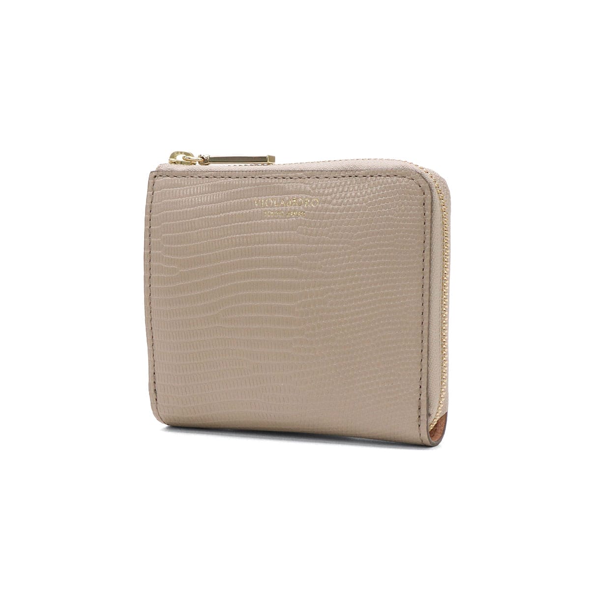 正規品】VIOLAd'ORO ヴィオラドーロ PORTA 二つ折り財布 V-5056