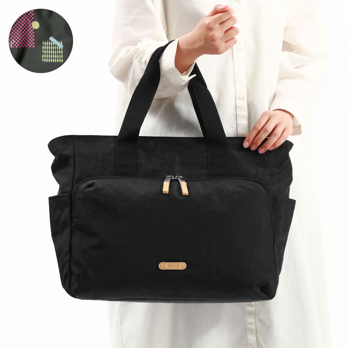 World Traveler ワールドトラベラー aruco by WT マイラ トートバッグ