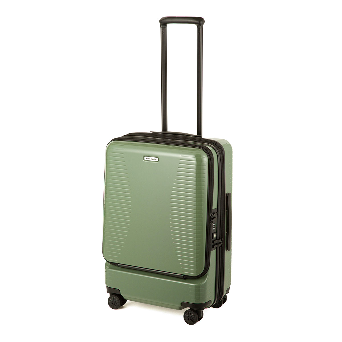 PT01 サマートラベラー　スーパースリム　46 2本セット World Traveler ワールドトラベラー プリマス スーツケース 46L 56L