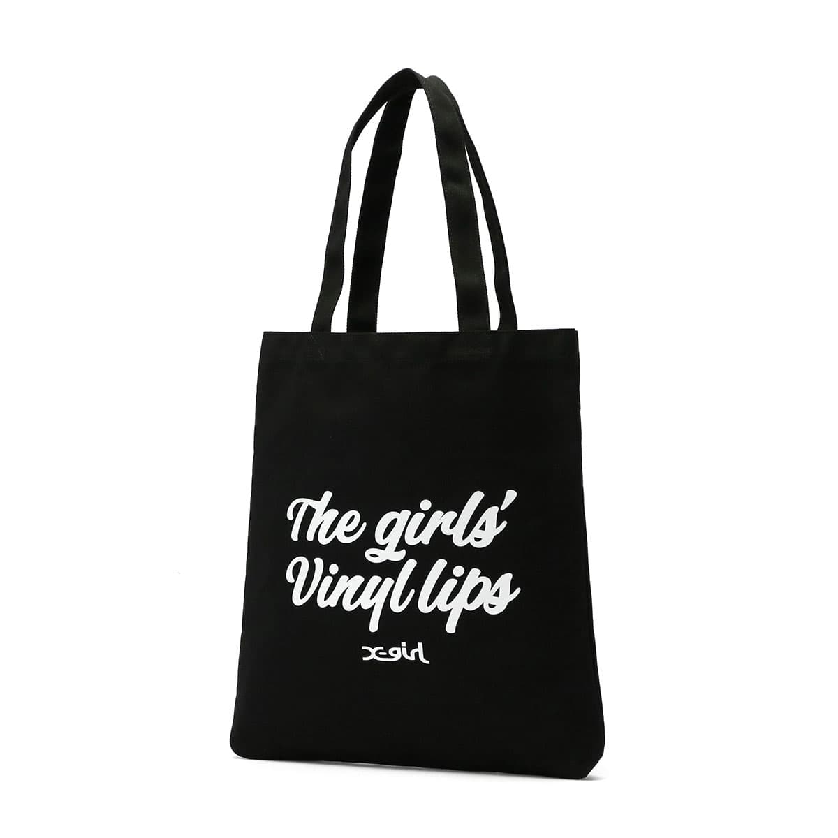 X-girl エックスガール VINYL LIP FACE CANVAS TOTE BAG トート